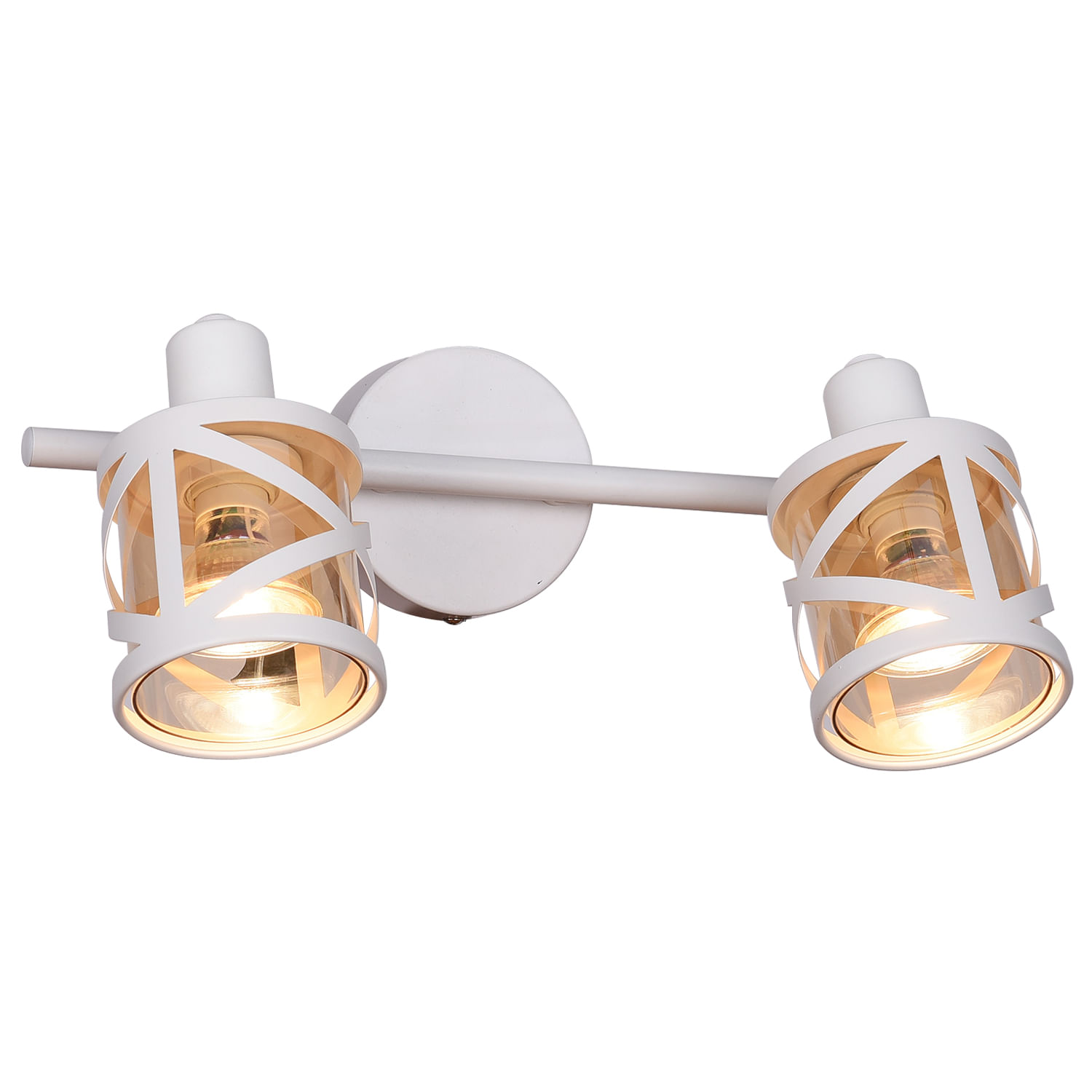 Foco Sobrepuesto Cali 2 Luces Blanco Mate — Bp — BP