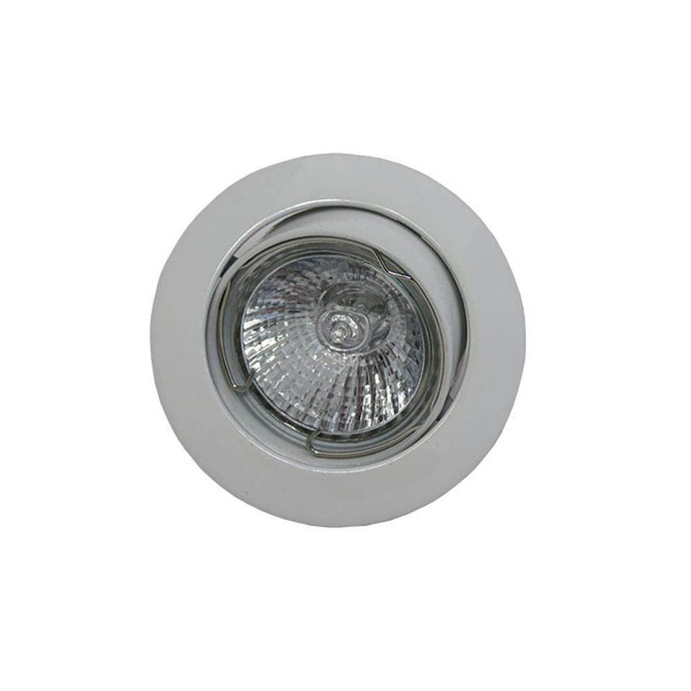 Foco Empotrado Basculante Aluminio Blanco — Bp — BP