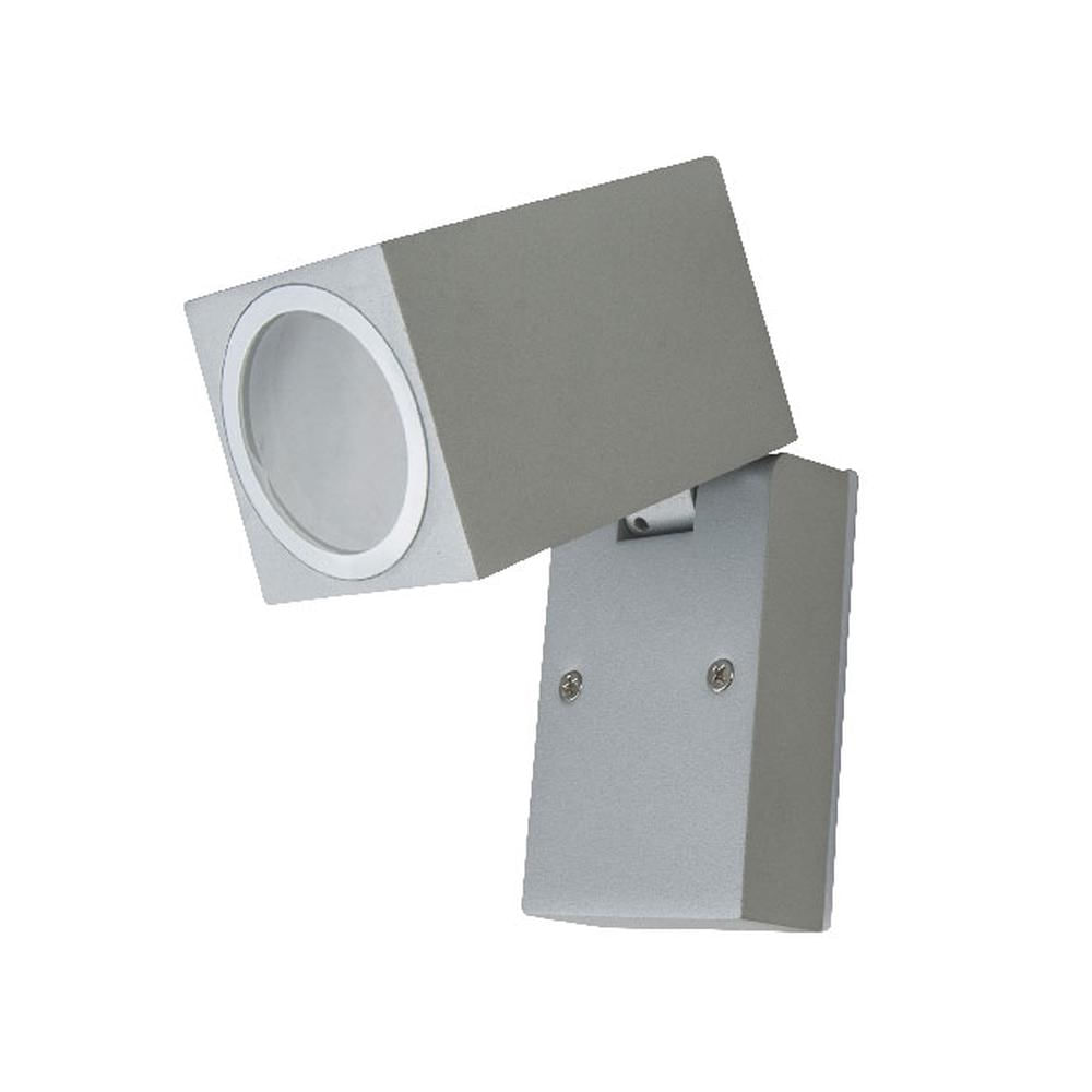 Aplique Cubox Aluminio Gris — Bp — BP