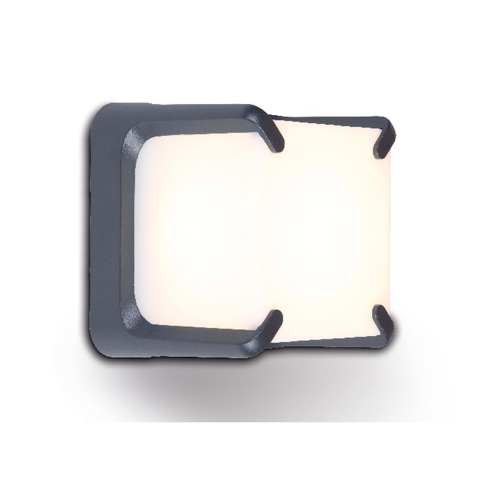 Aplique Armor 11W Luz Cálida Negro — Lutec — Lutec