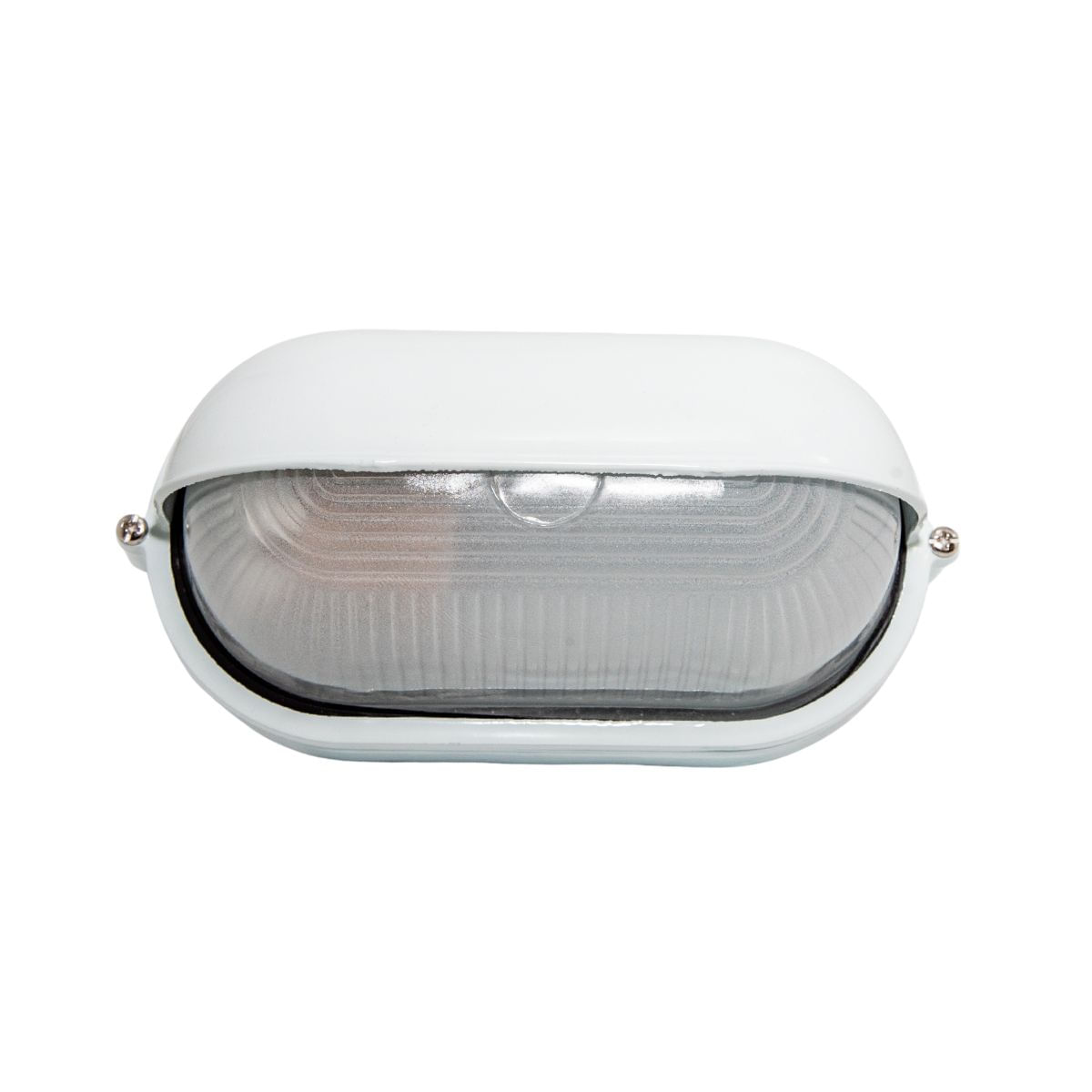 Tortuga de Aluminio Ovalada con Pestaña Blanco E27 — Bp — BP