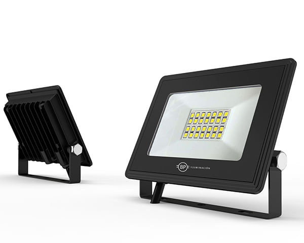 Proyector LED 20W Luz Blanco Neutro Negro — Bp — BP