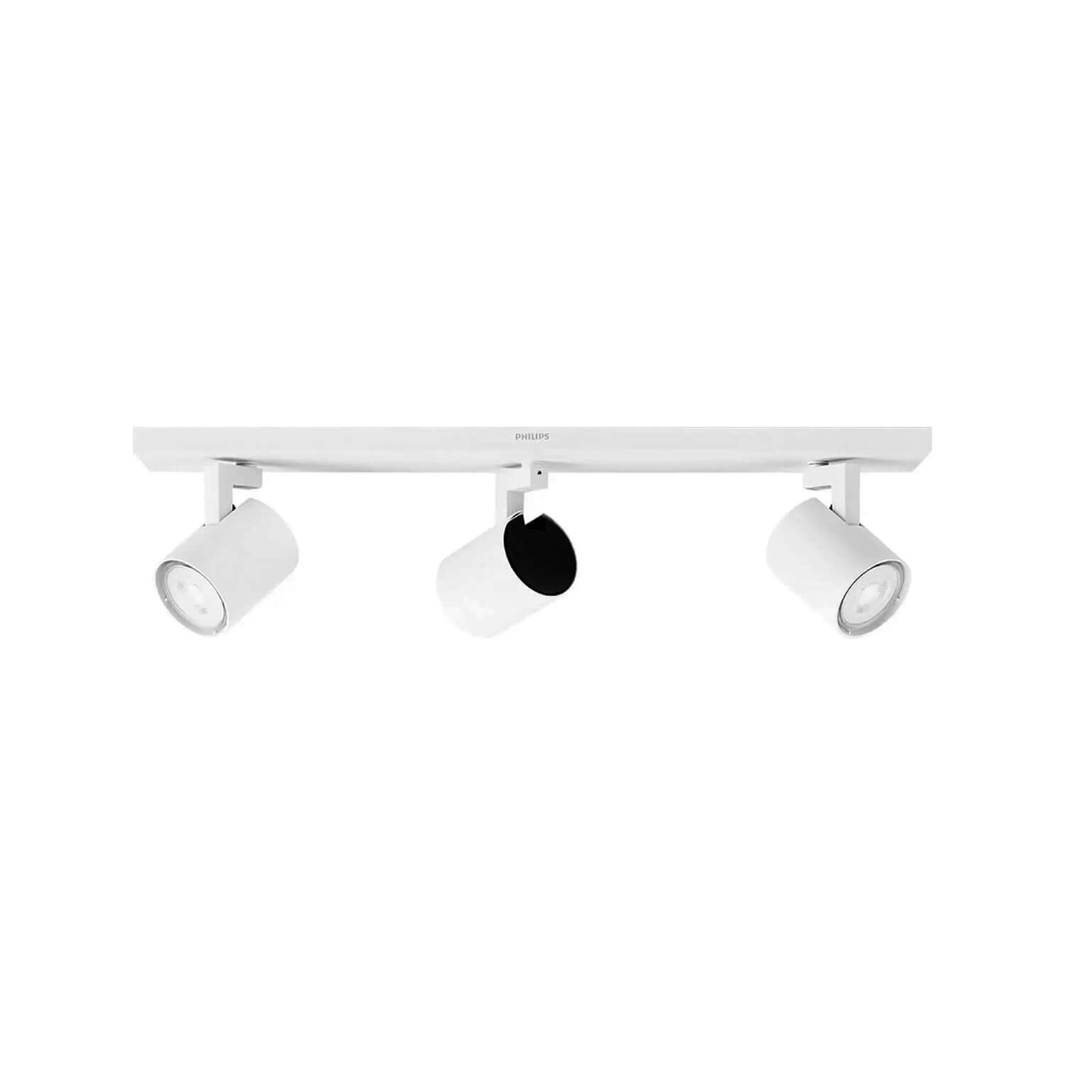 Foco Sobrepuesto Cielo / Muro Neiro Triple Dirigible (sin Ampolleta GU10) — Philips — Philips