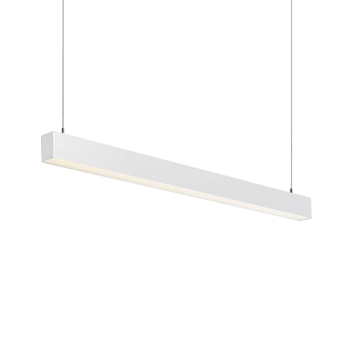 Lámpara Lineal Colgante o Sobrepuesta 40W CCT Luz Cálida a Neutra