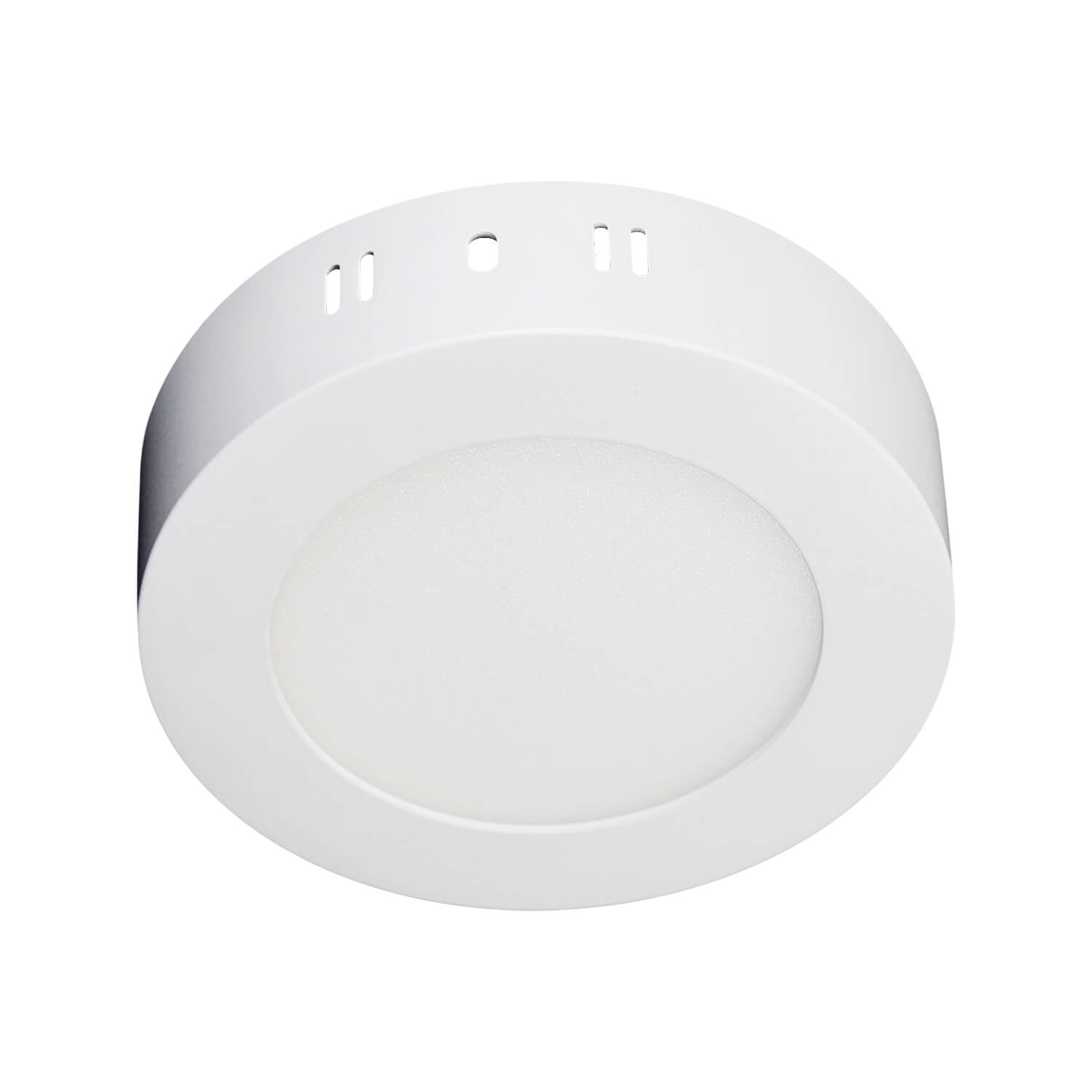 Plafón Alum Redondo 6W Luz Cálida IP20 Ø11.5x3.4cm