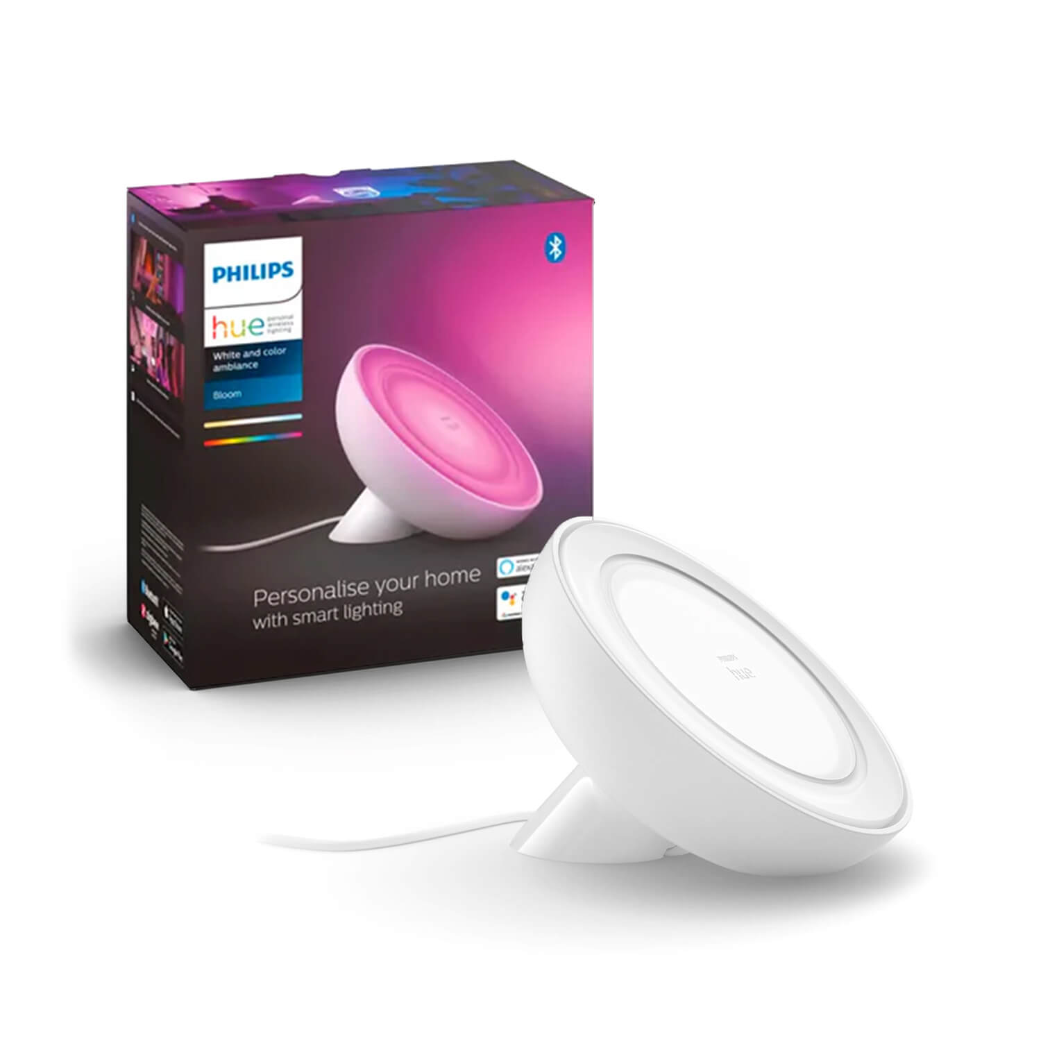 Lámpara de Mesa Hue Bloom 8W Color RGB — Philips — Philips