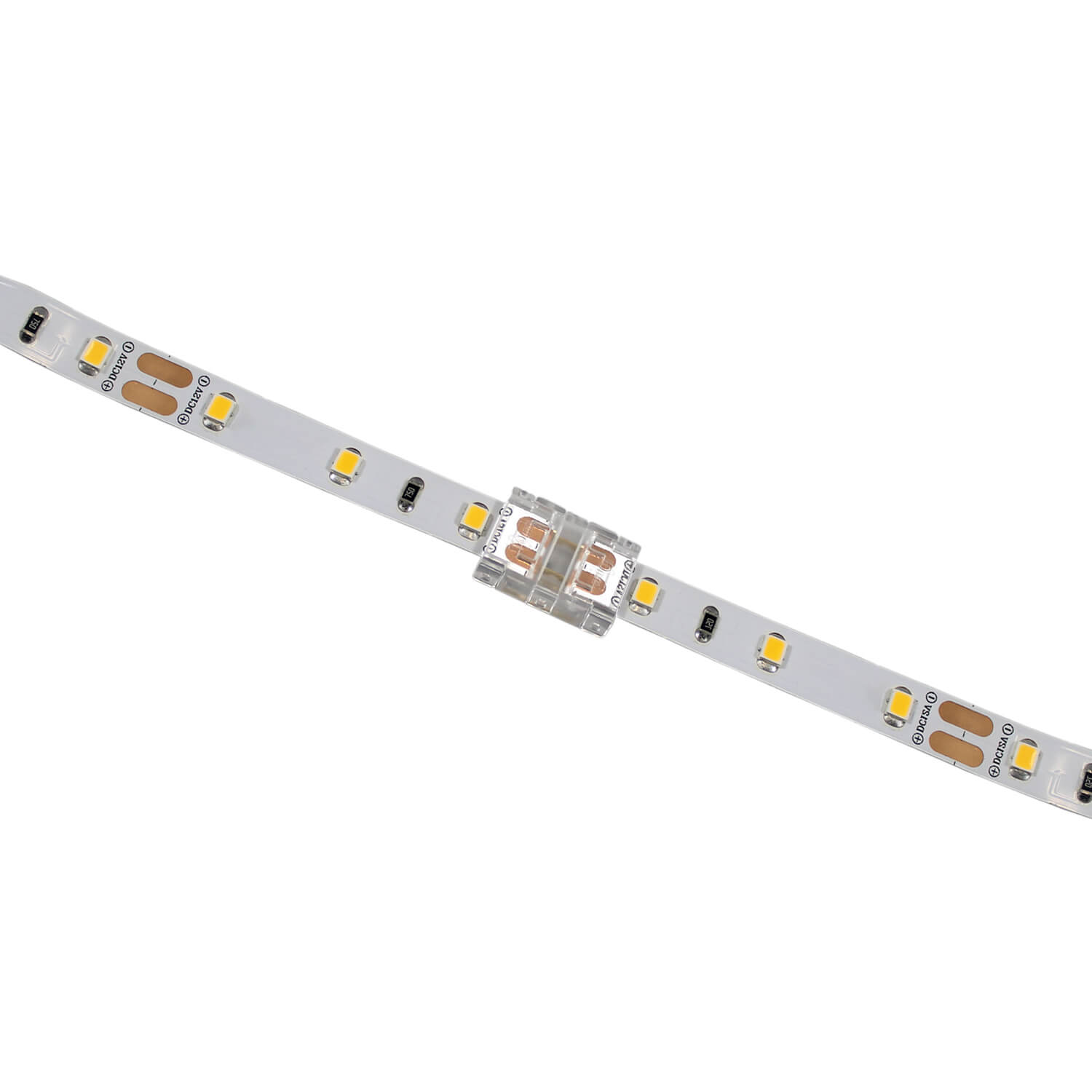 Conector Removible Recto Tipo Clip para Cinta LED 10mm