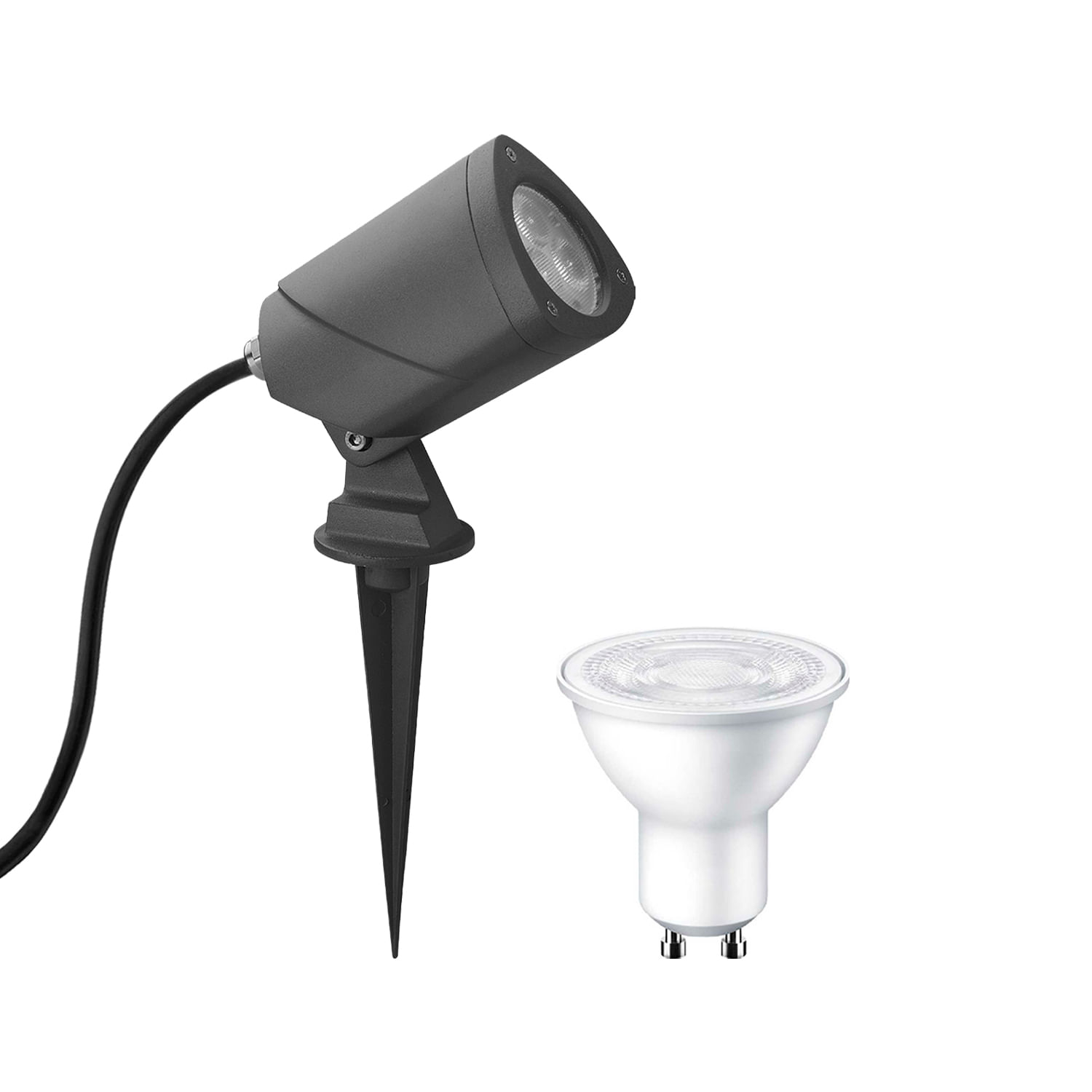 Estaca Pro IP65 + Ampolleta GU10