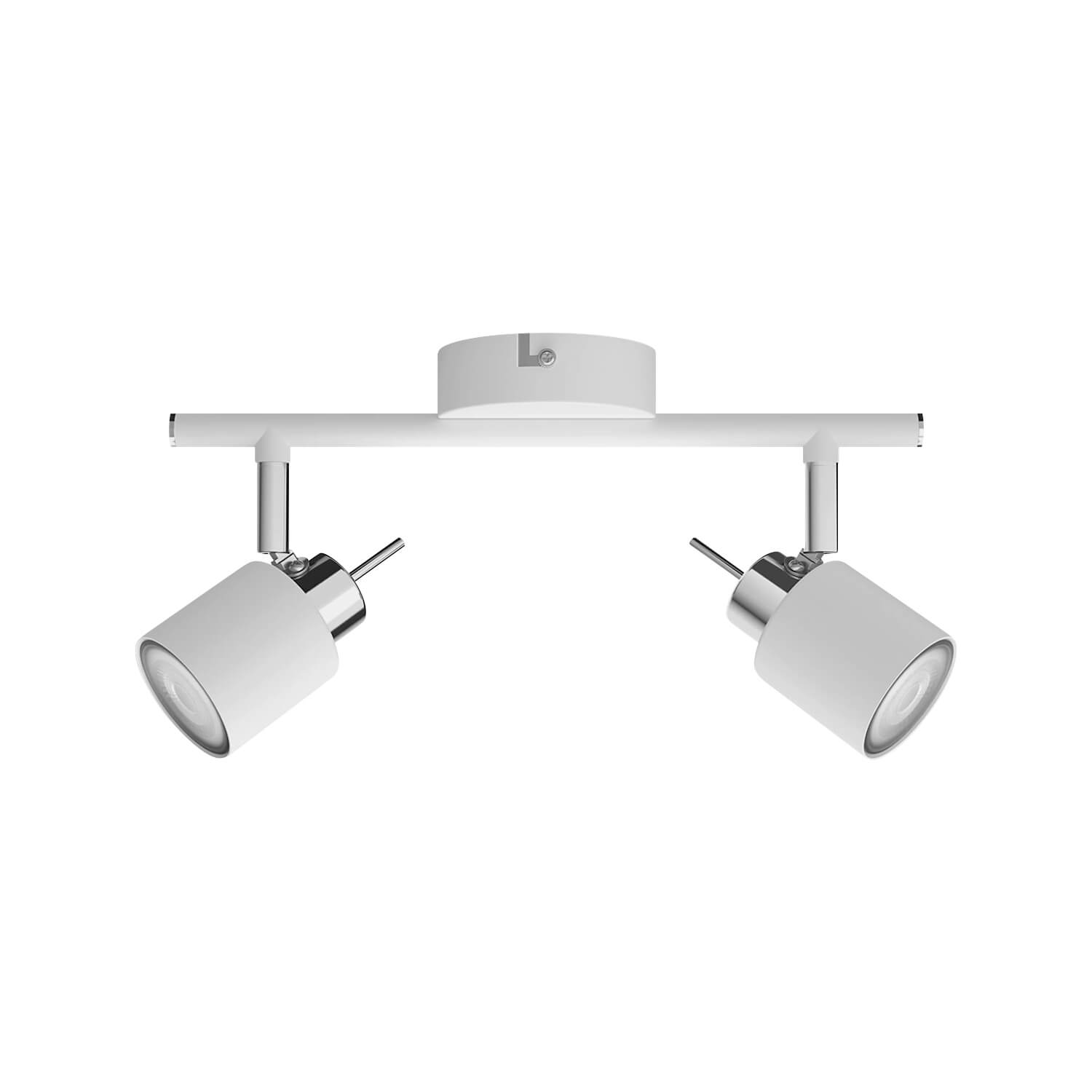 Foco Sobrepuesto Cielo / Muro Meranti Doble Dirigible (sin Ampolleta GU10) — Philips — Philips
