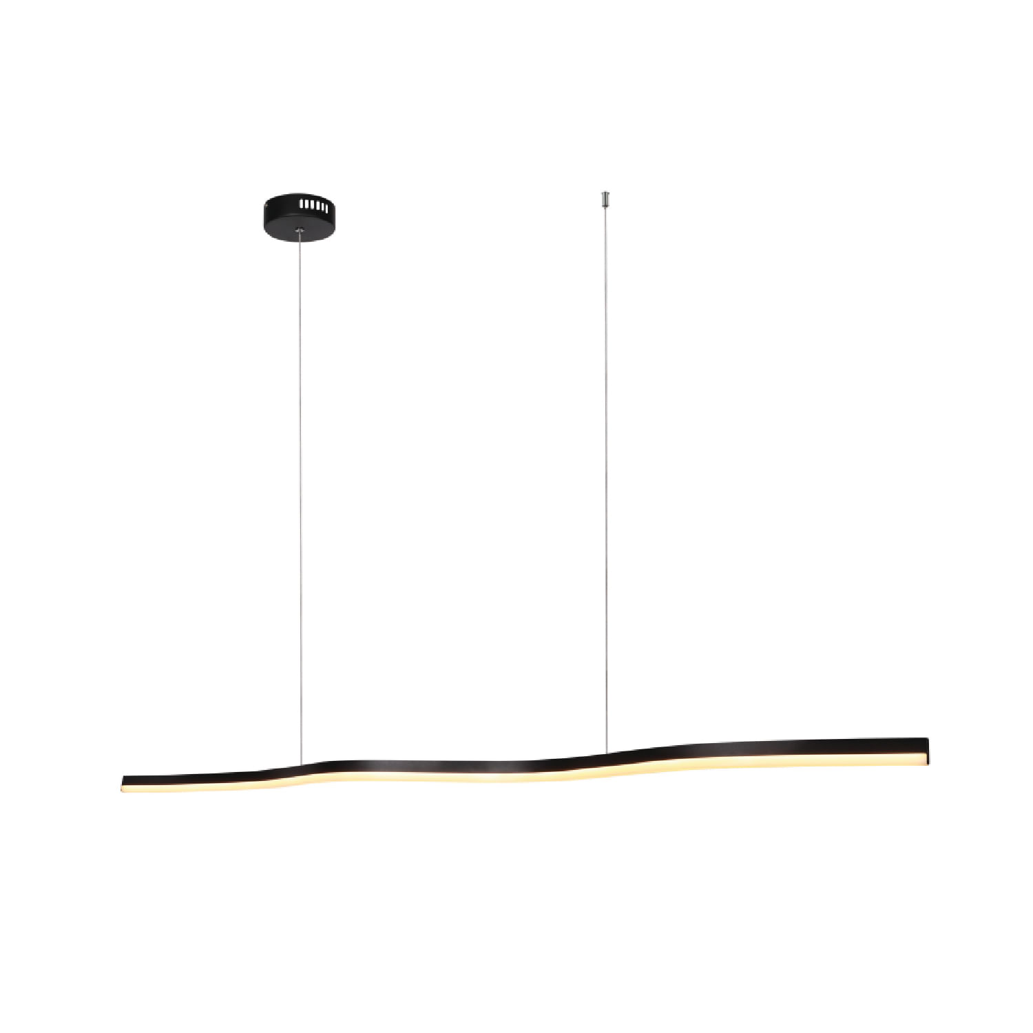 Lámpara Colgante Varal Lineal L Luz Cálida 36W