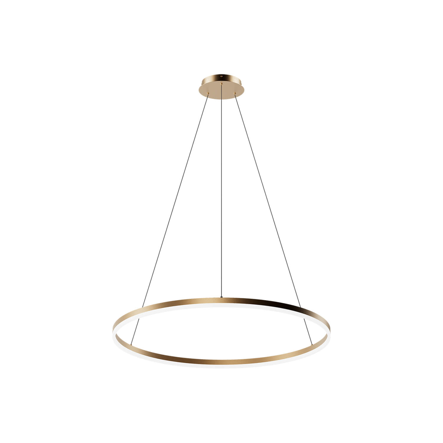 Lámpara Colgante Redonda Aro Ø40 30W Luz Cálida