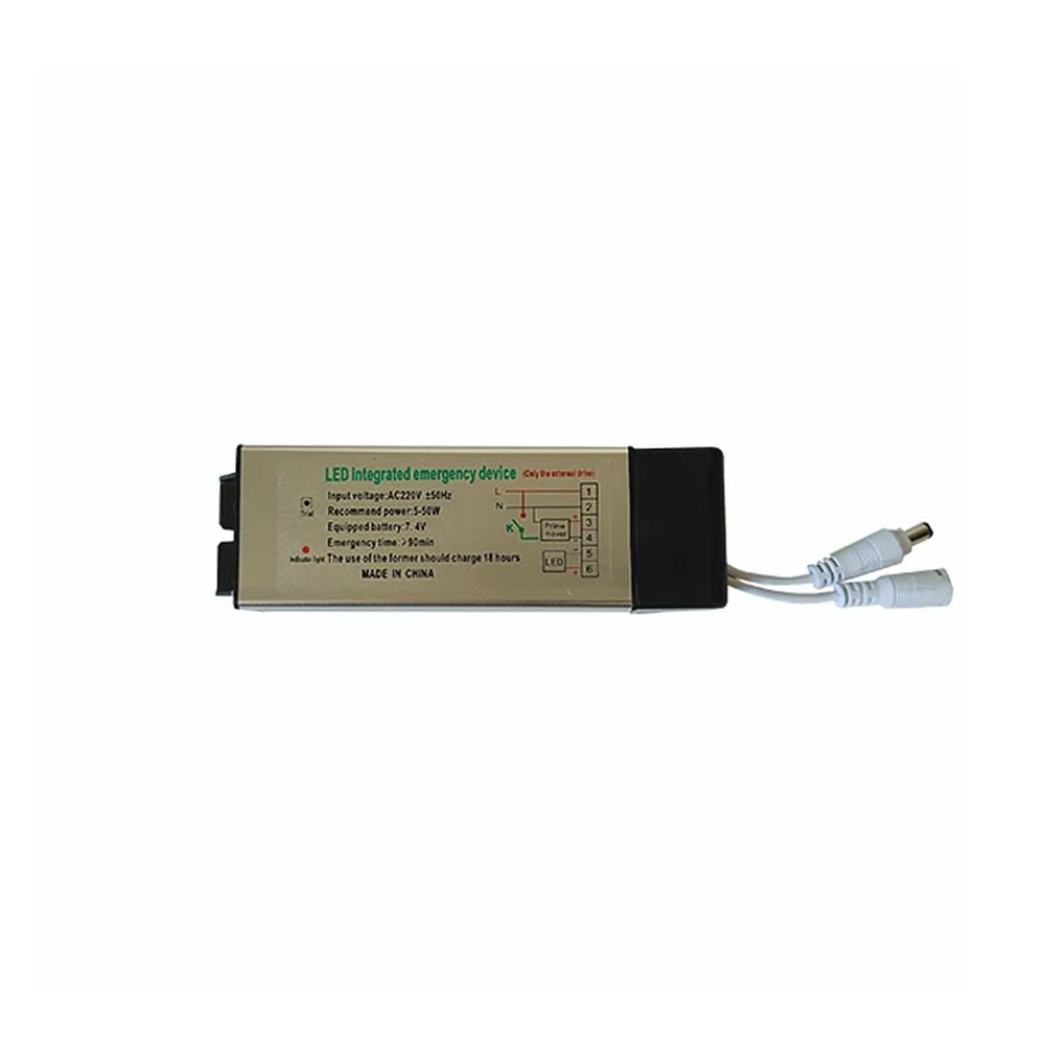Kit de Emergencia 3-50W 6V para Driver Externo