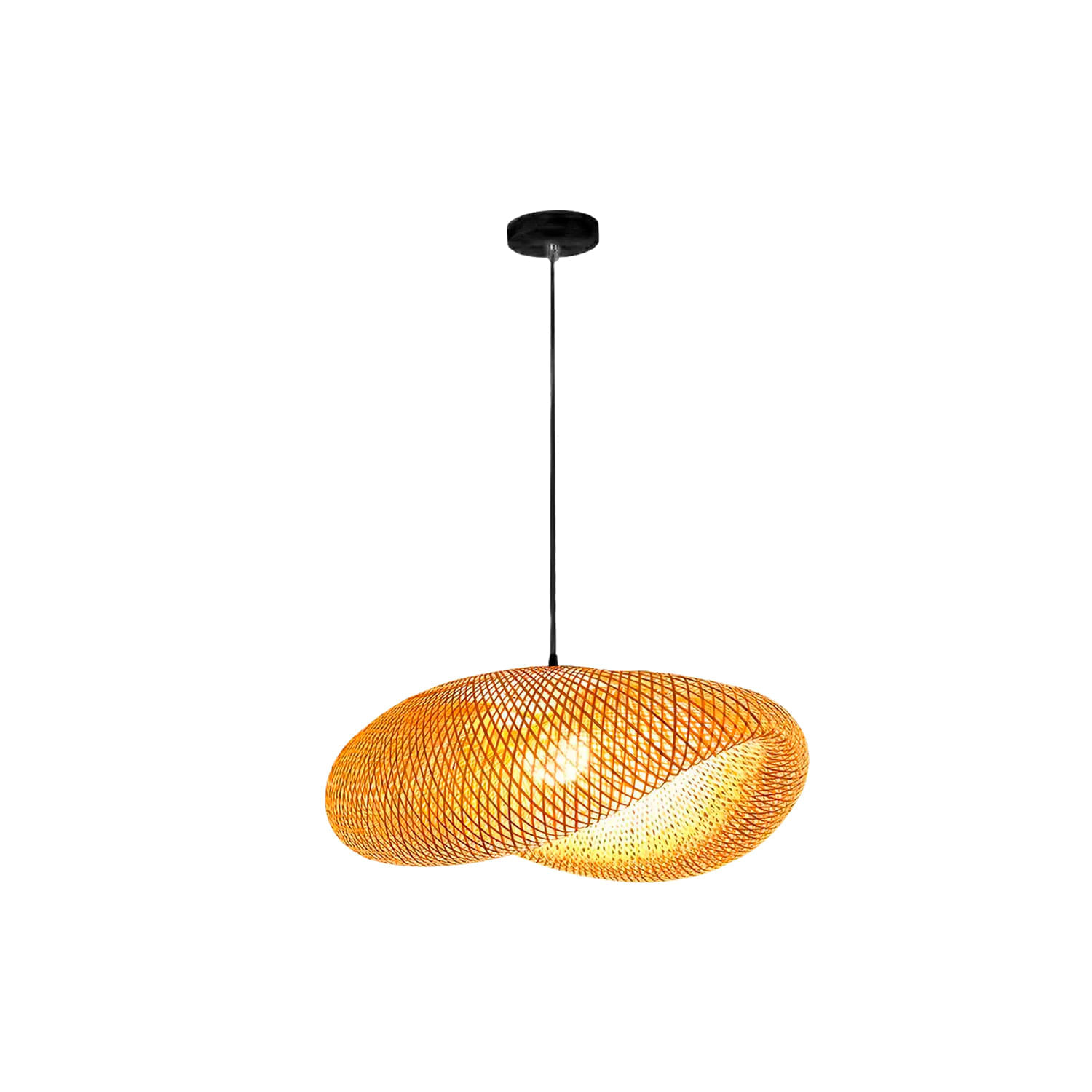 Lámpara Colgante Bamboo Fortune Grande 10.5W Luz Cálida