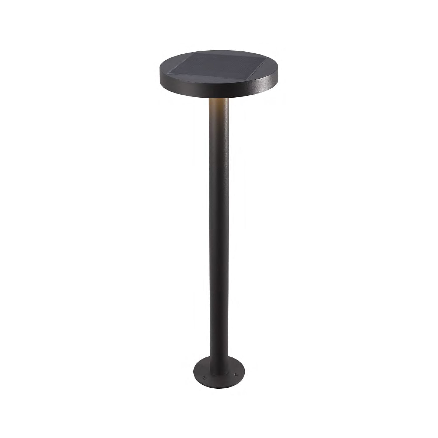 Bollard Solar Circular 2.2W Luz Cálida IP54