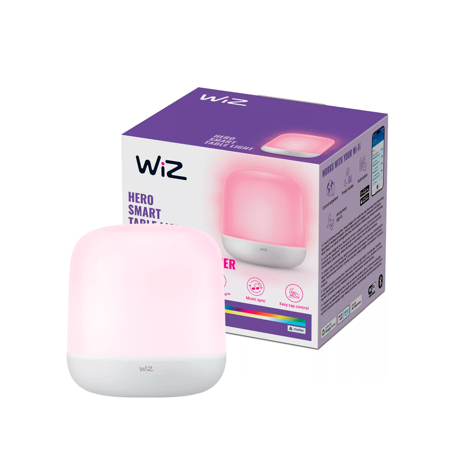 Lámpara de Mesa Hero 9W RGB — Wiz — Wiz