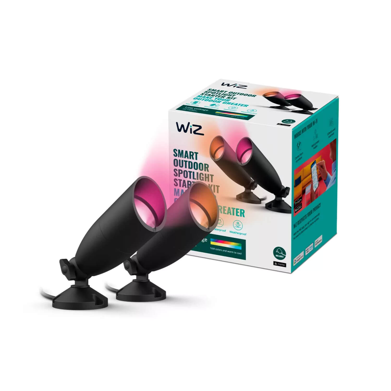 Kit de Inicio Proyector 10W RGB IP65 — Wiz — Wiz