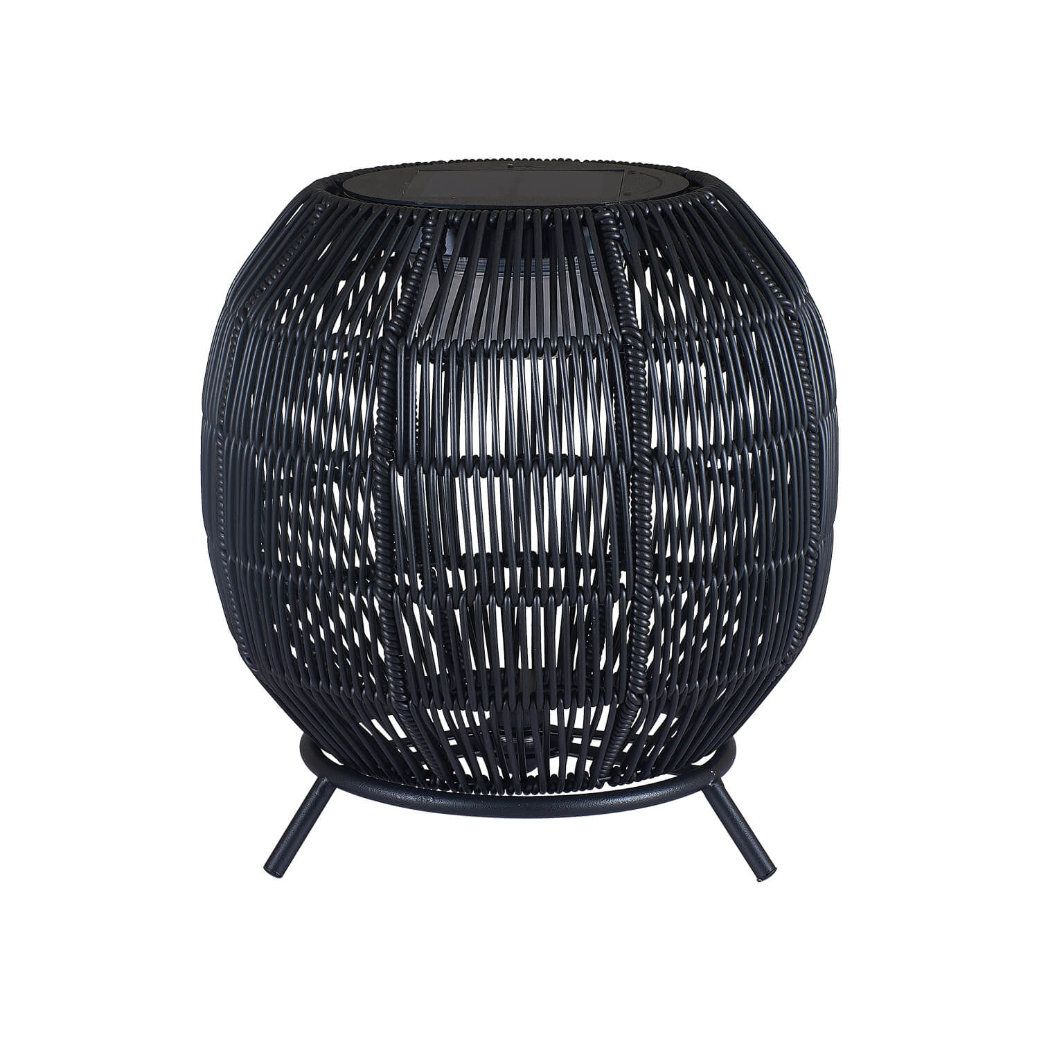 Lámpara Portatil Ratán Frank Recargable Solar 150lm 2.4W Luz Cálida IP65