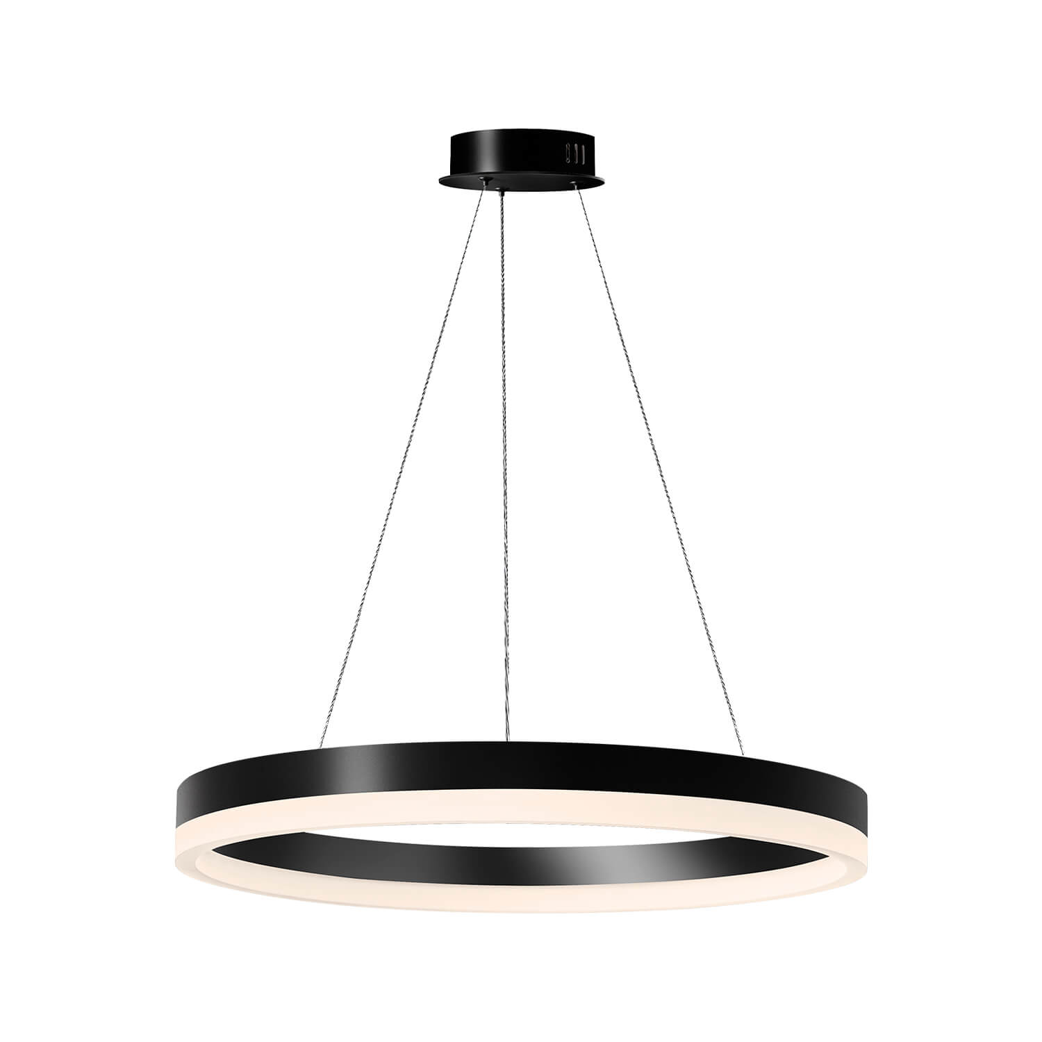Lámpara Colgante Redonda 40W Luz Cálida Aro Ø60