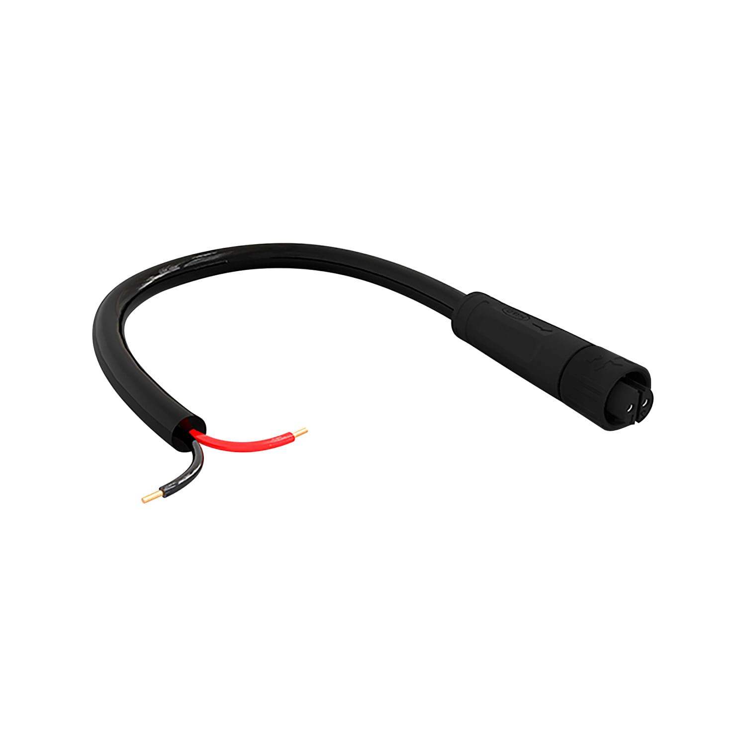 Cable Conector Macho 2 Pins IP65