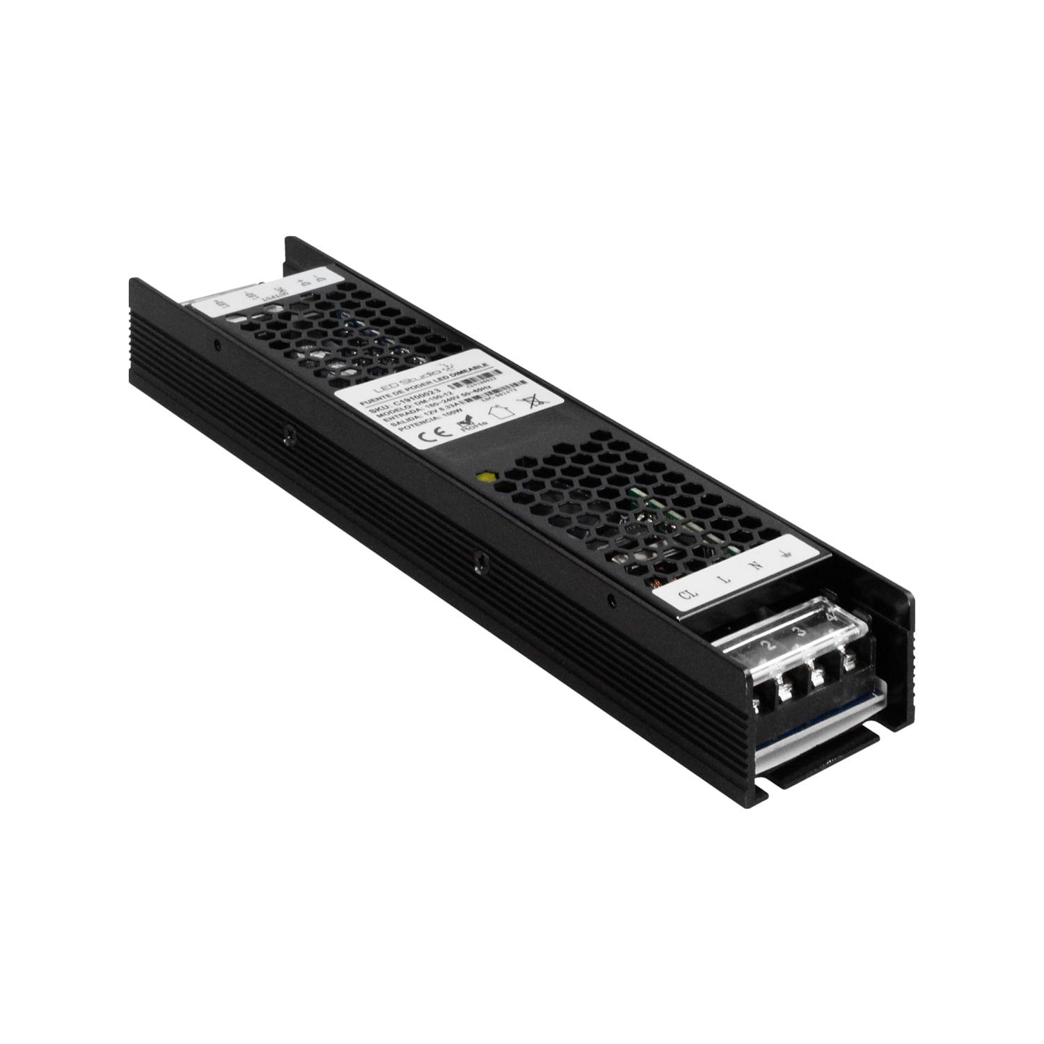 Fuente de Poder Dimerizable a 0-10V 100W 12V IP20