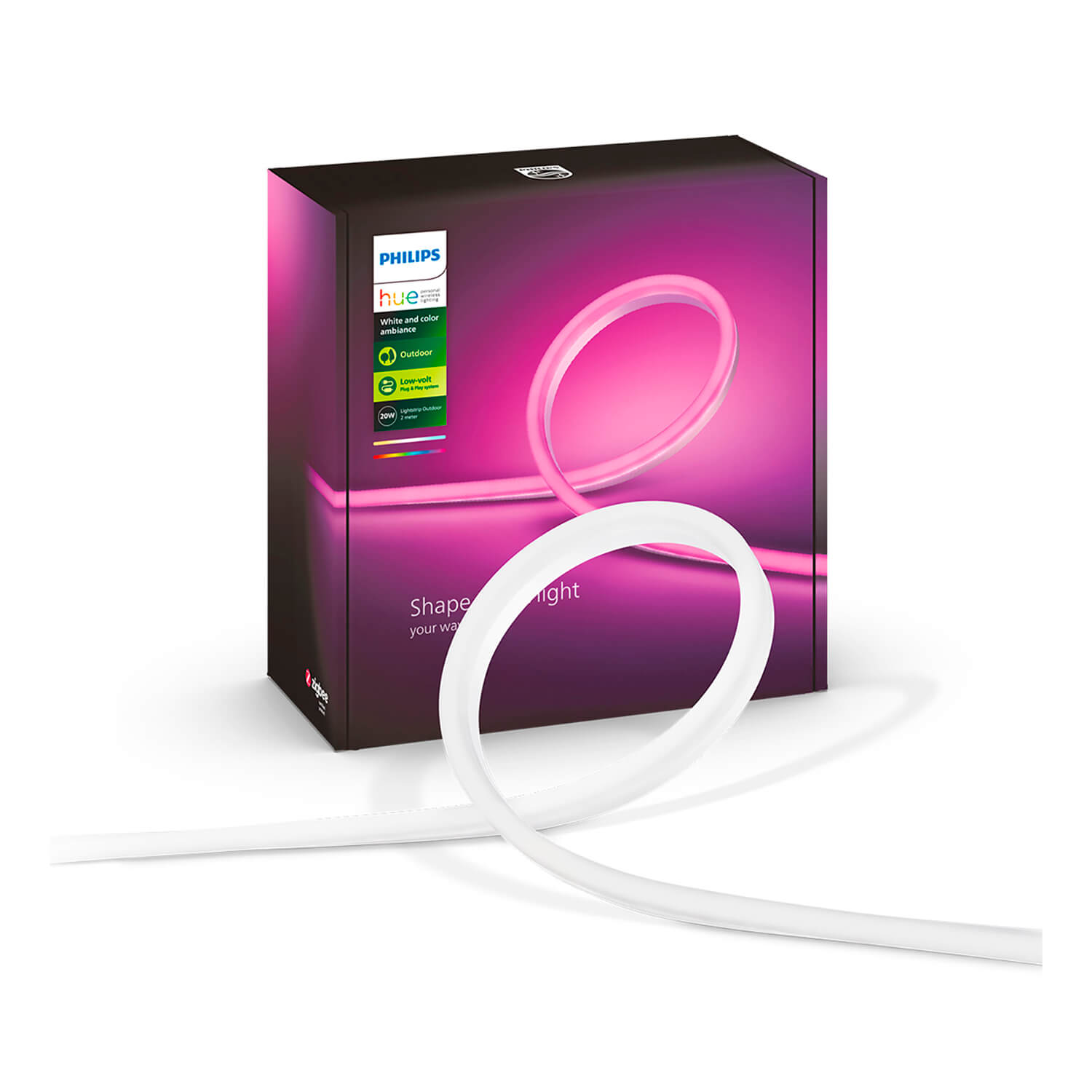 Cinta LED Hue para Exteriores 40W RGB Cálido a Frío (Cinco Metros) IP65 — Philips — Philips