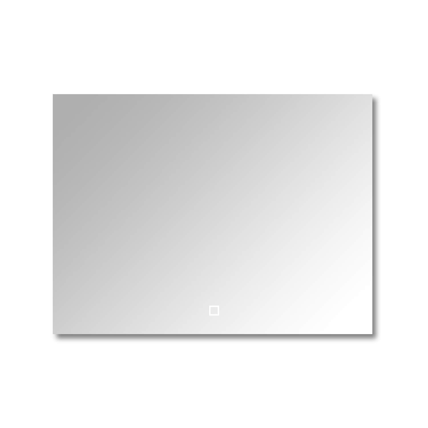 Espejo Rectangular Horizontal Retroiluminado Touch 80W CCT 1400lm 100x75cm