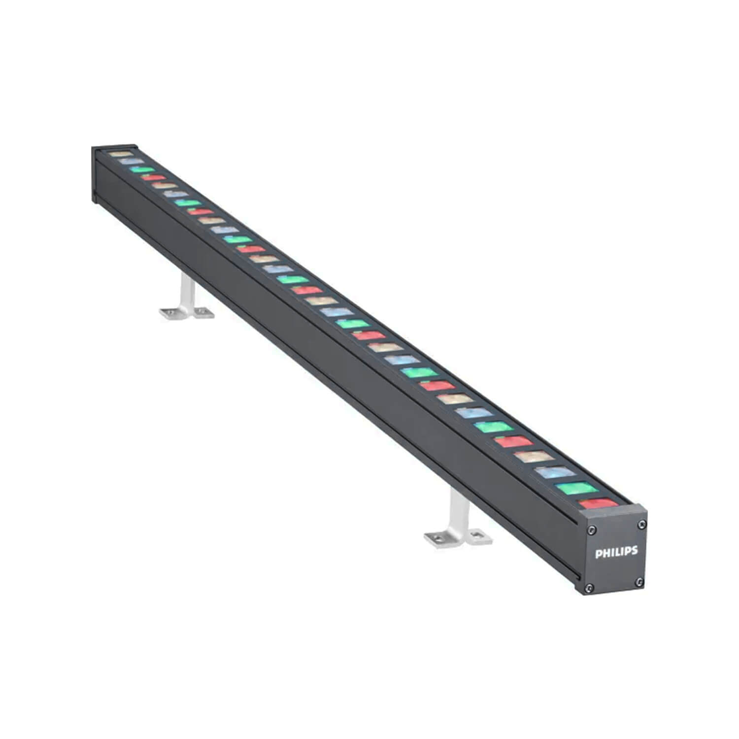 Wall Washer Unistrip G4 Dmx 36W Luz RGB 24V IP66 — Philips — Philips