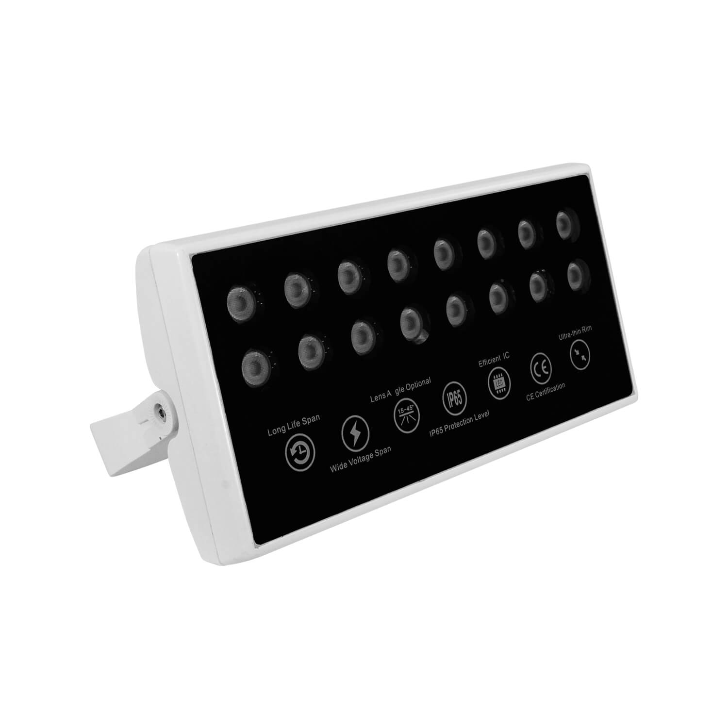 Proyector Spot Dmx 60W Luz RGB y Cálida IP65 45°