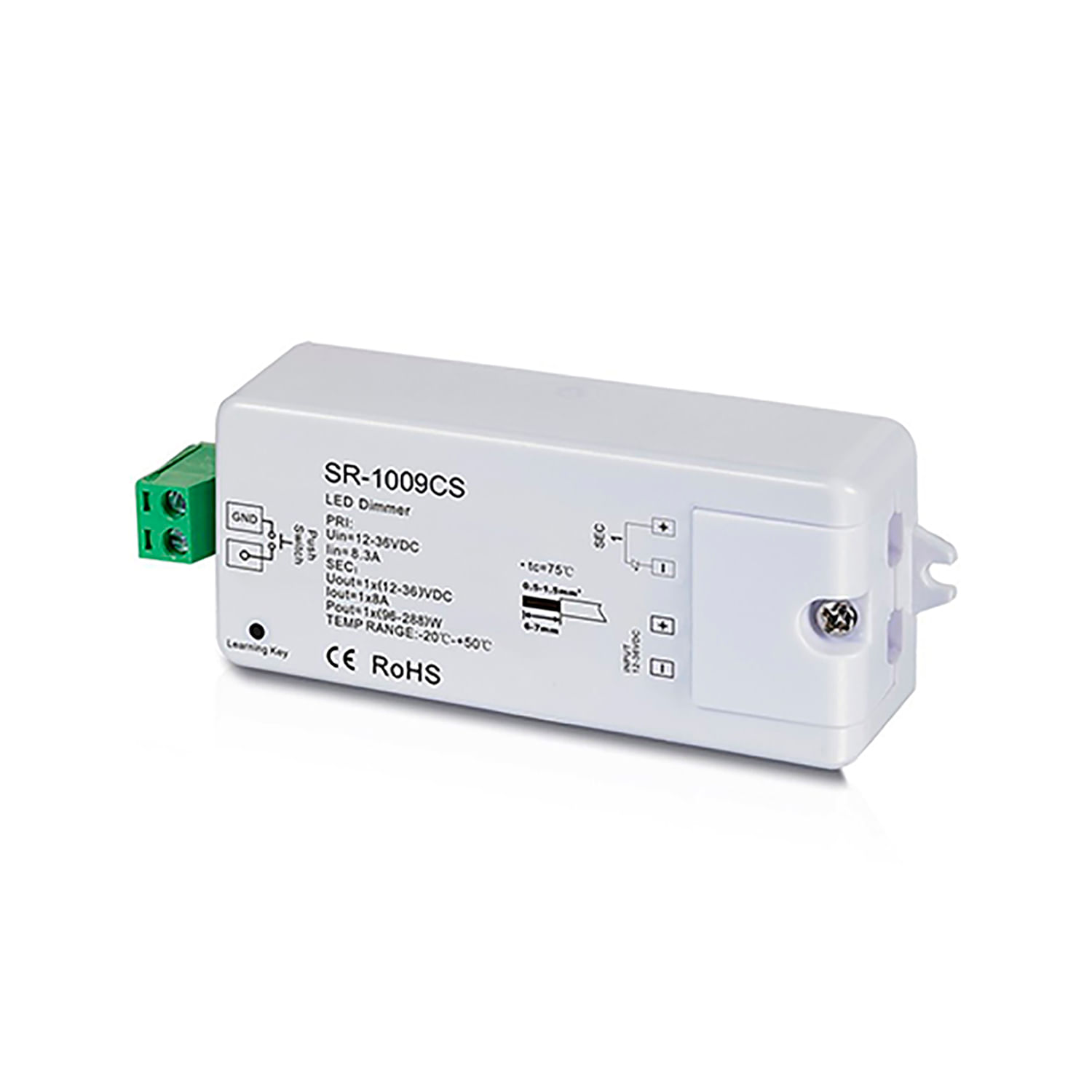 Receptor Dimmer Serie 1009 DC 12V a 36V 1x10A