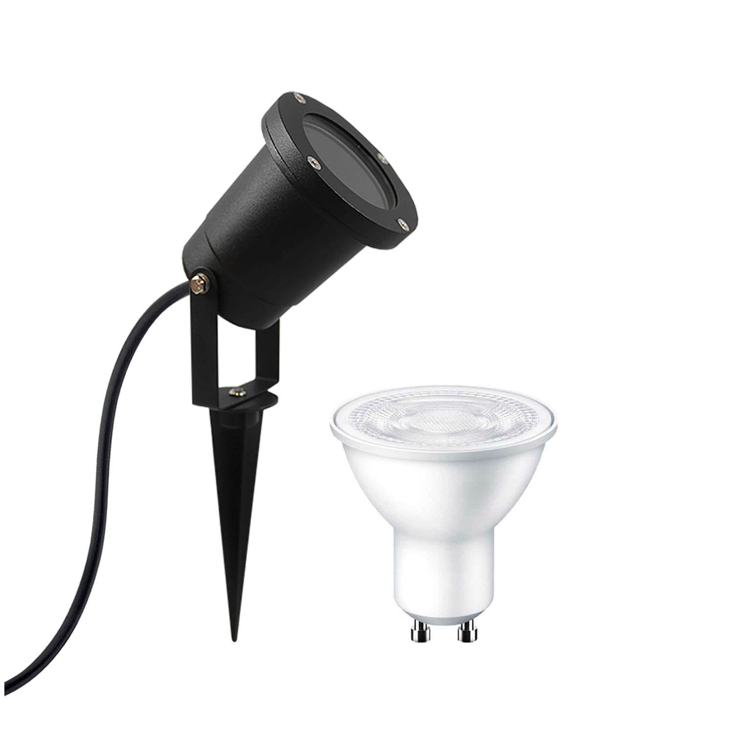 Ampolleta LED 4.7W 3000K GU10 MEDIA