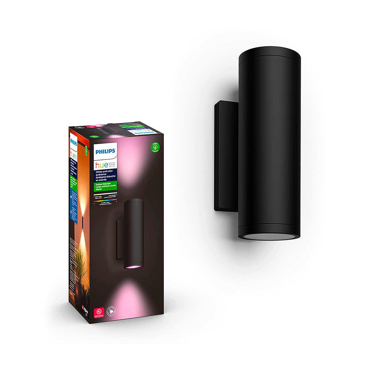 ApliquÉ Hue Bifocal Appear Color 8W Luz RGB Cálido a Frío IP44 — Philips — Philips