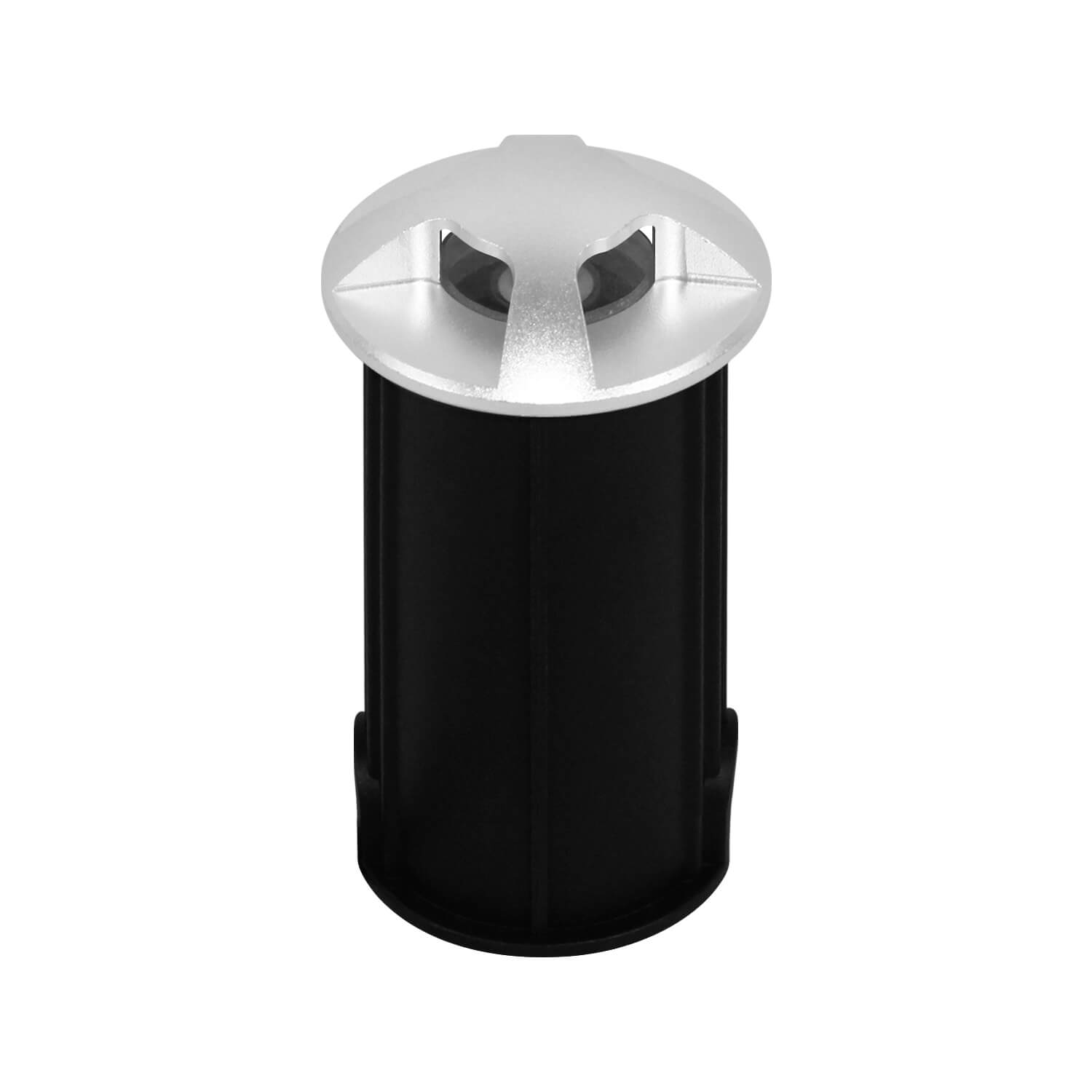 Embutido de Piso Salida de Luz Cuádruple 3W Luz Cálida IP67