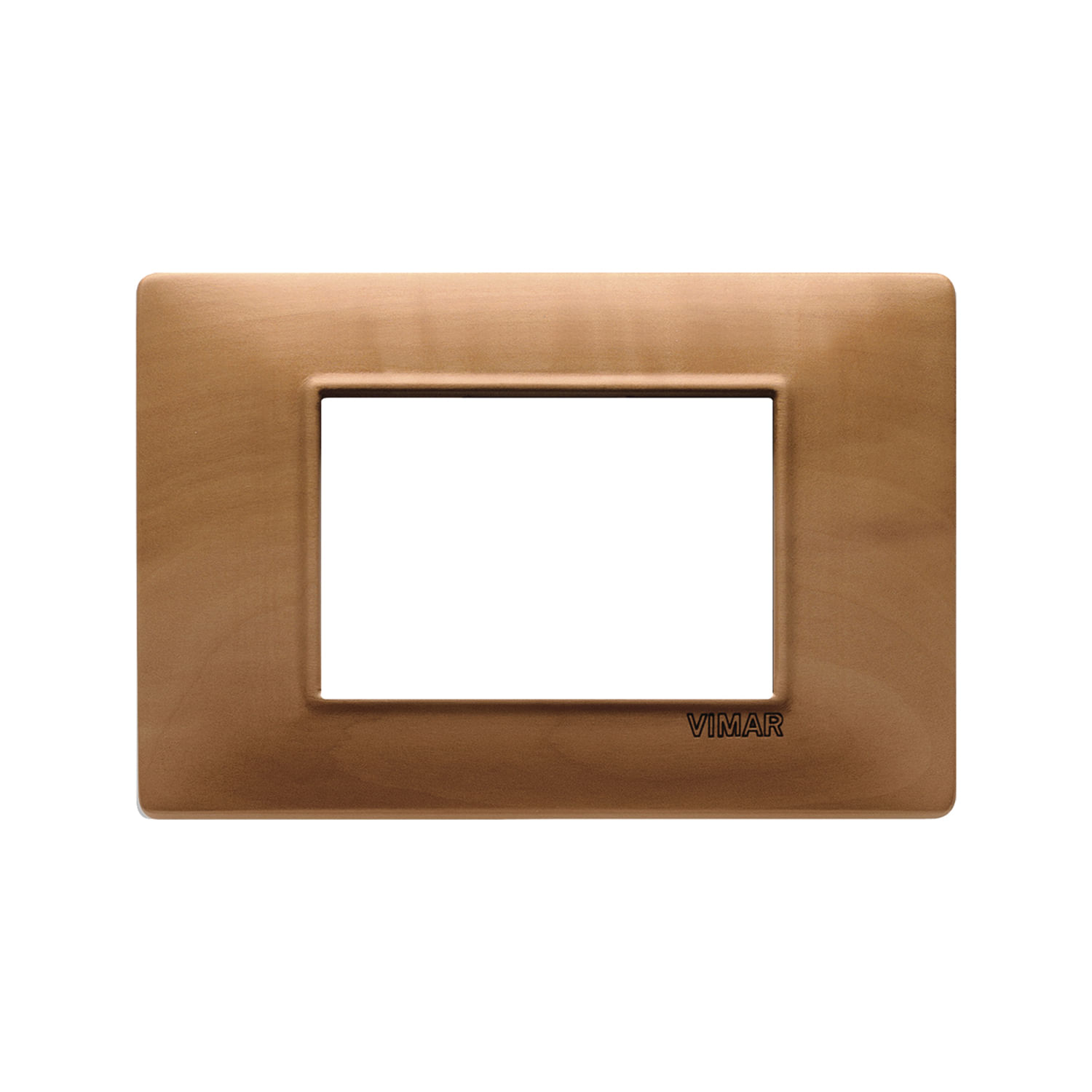 Placa Plana Legno Naturale 3 Módulos — Vimar — Vimar
