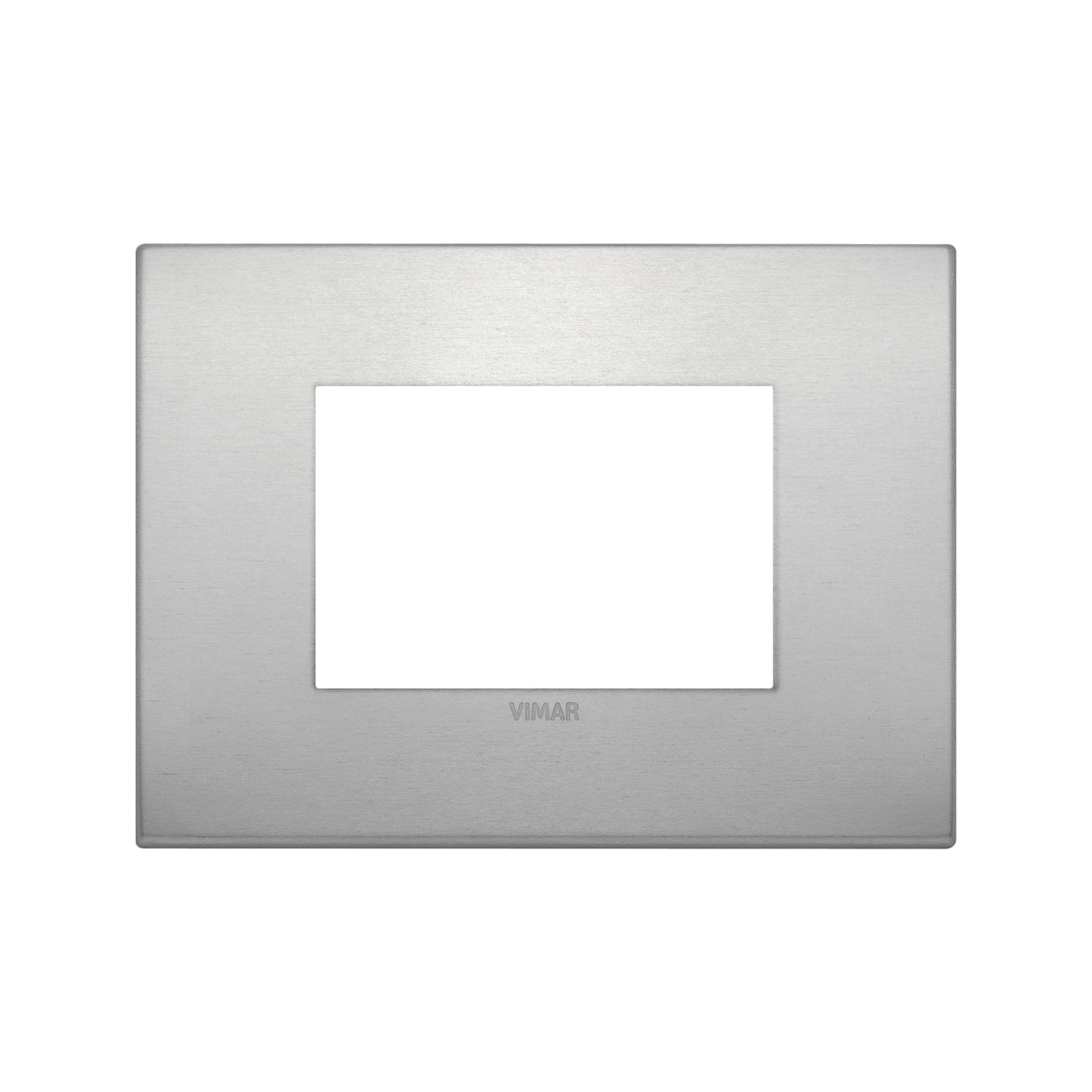Placa Classic Vimar ArkÉ Alu-tech 3 Módulos