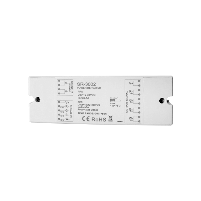 Repetidor Power Repeater 4CH X 8A 12V 36V
