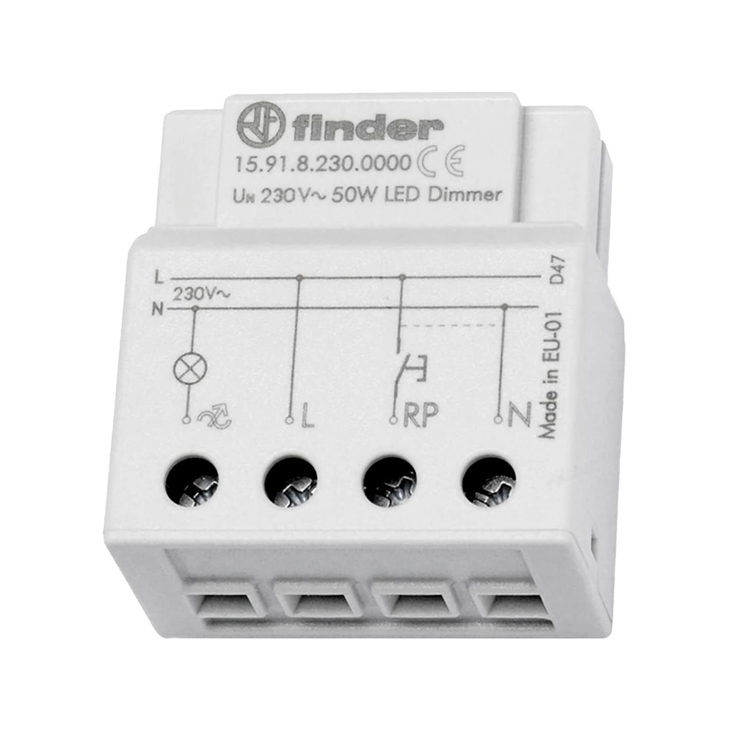 RelÉ de Impulsos Dimmer 50W Apto LED — Finder — Finder