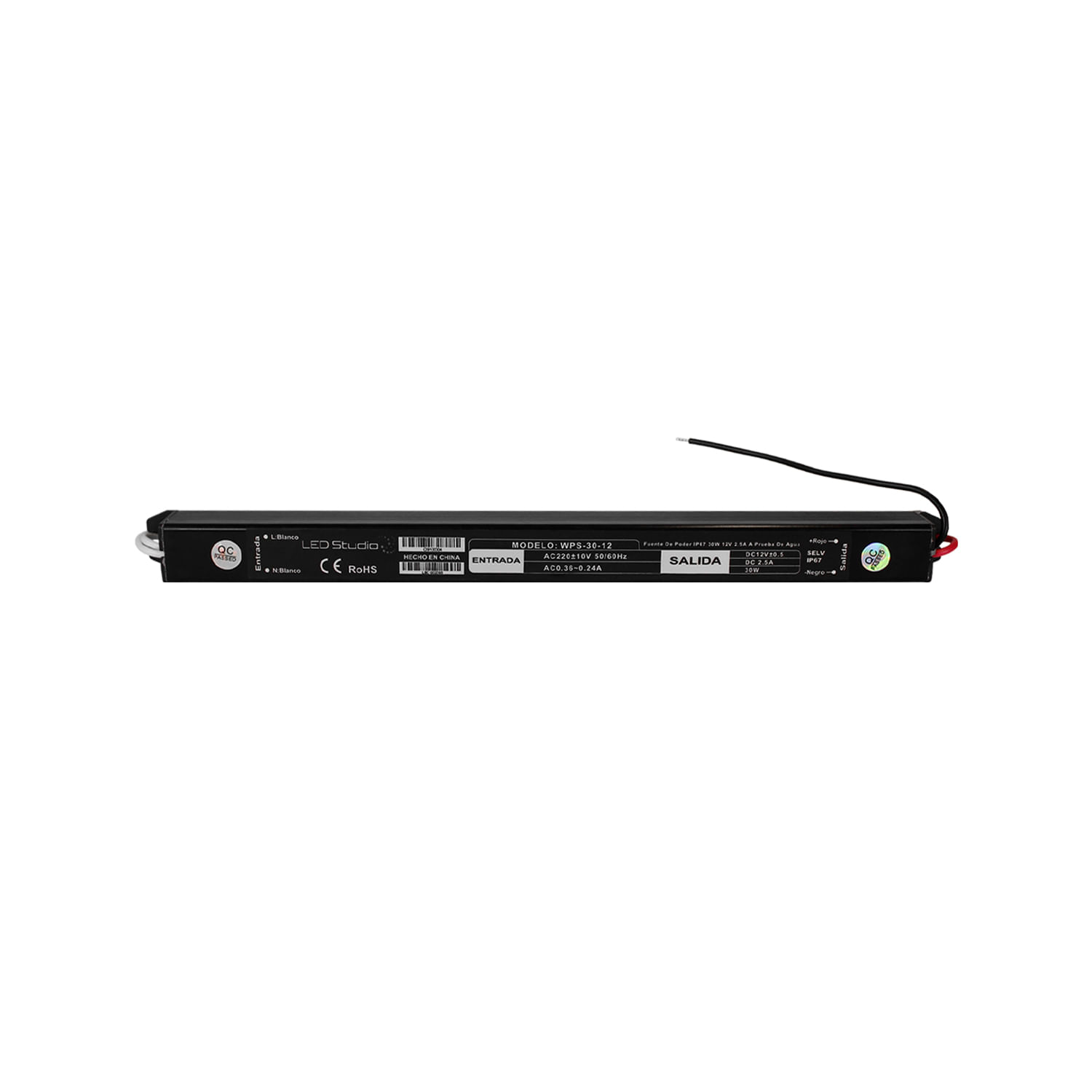 Fuente de Poder 30W 12V IP67