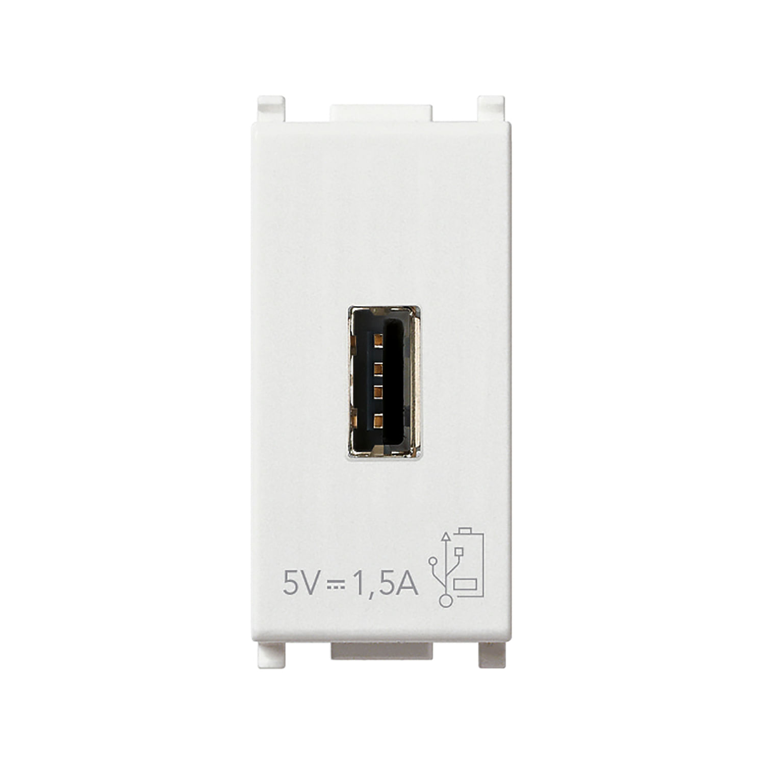 Unidad USB Plana 1 Módulo 1.5A — Vimar — Vimar