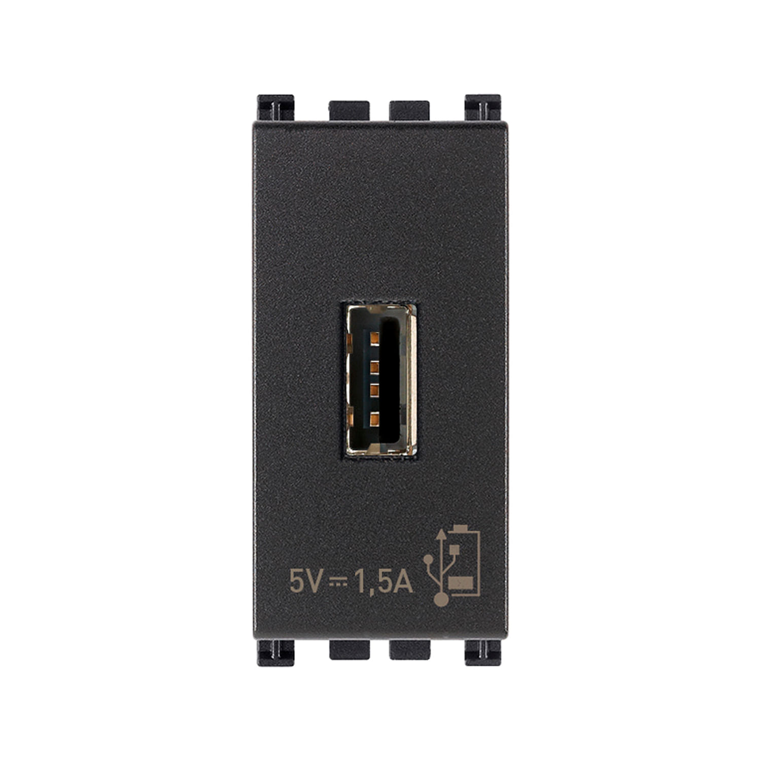 Unidad USB ArkÉ 1 Módulo 1.5A — Vimar — Vimar
