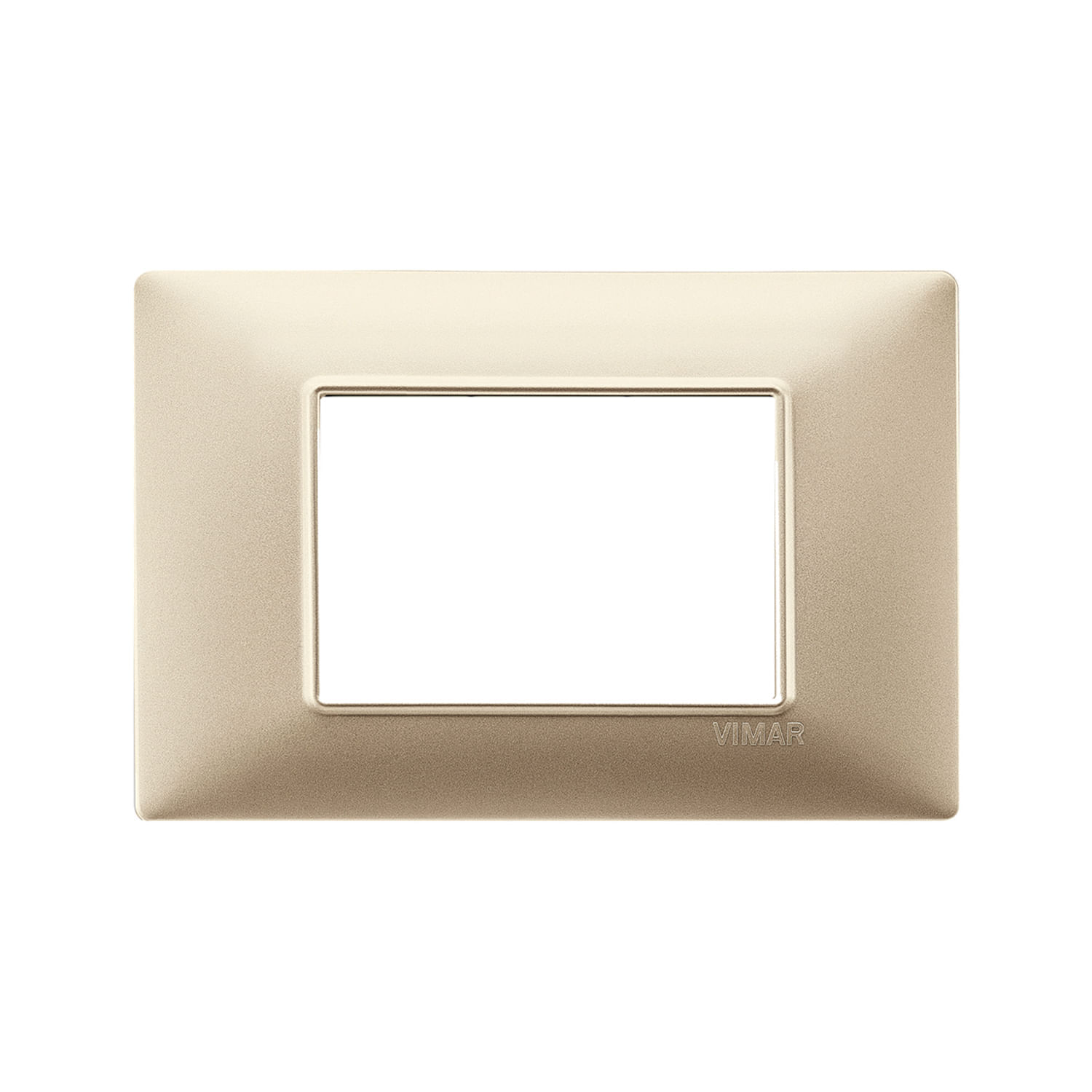 Placa Plana Tecnopolímero 3 Módulos — Vimar — Vimar
