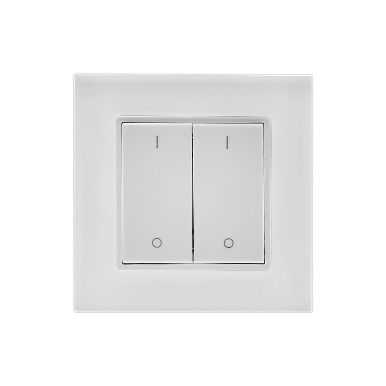 Dimmer Muro Serie 1009 Rf Un Color Dos Teclas Dos Zonas
