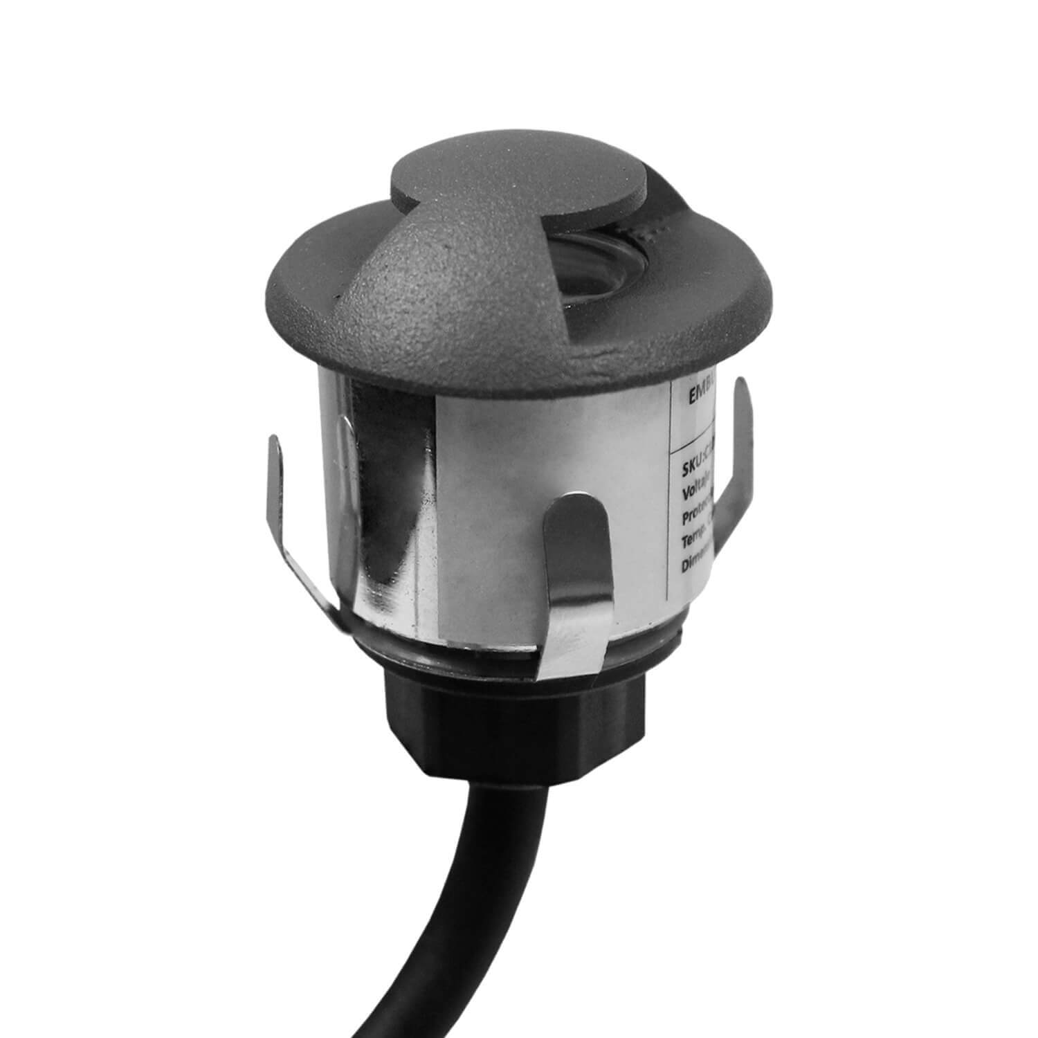 Embutido de Piso Wj Mini D2 1W Luz Cálida IP65
