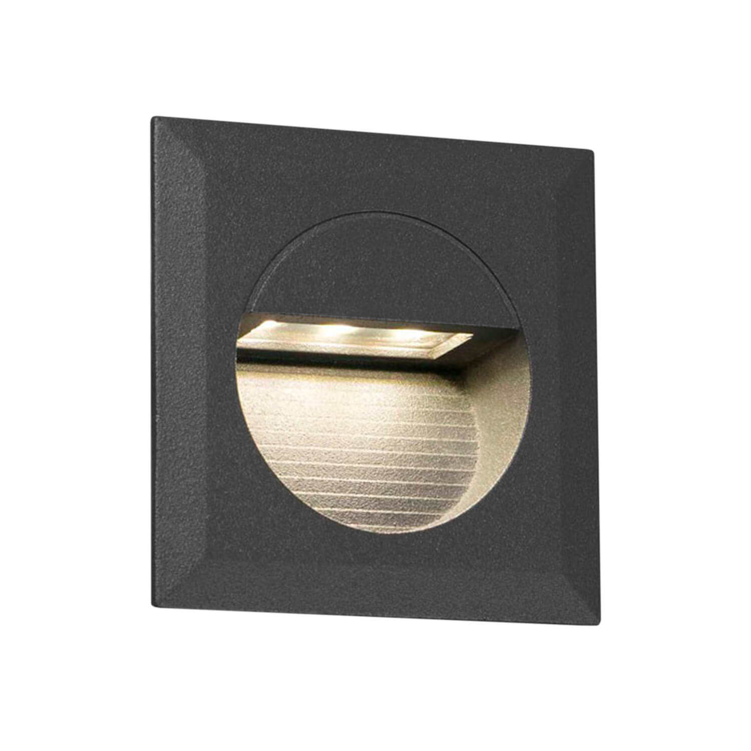 Embutido de Muro Mini Cuadrado 1.5W Luz Cálida IP44