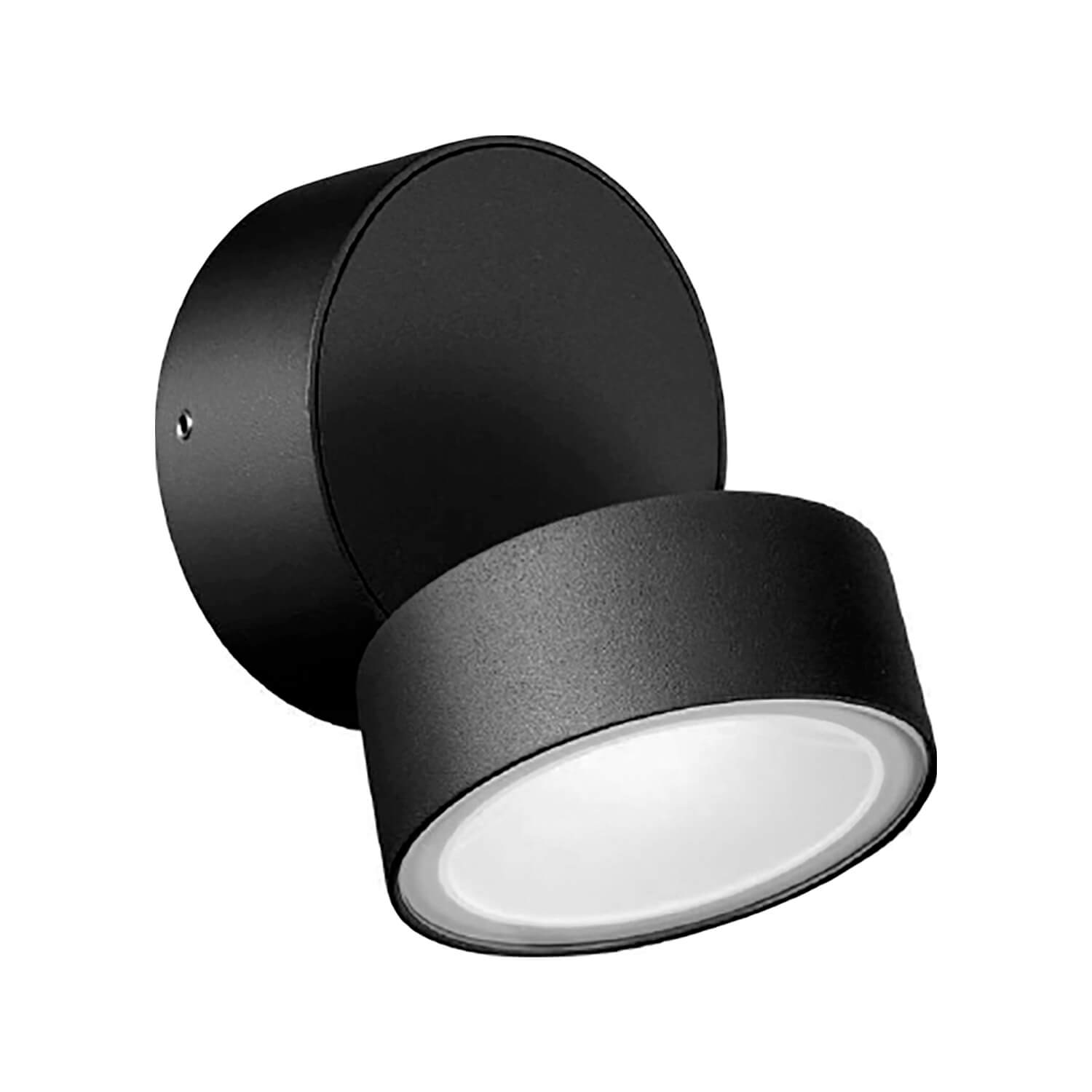 Foco Sobrepuesto Cielo / Muro Redondo Dirigible 6W Luz Cálida IP54