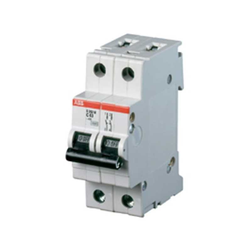 Interruptor 2Px63A 6/10kA curva C, S202-C63 — ABB