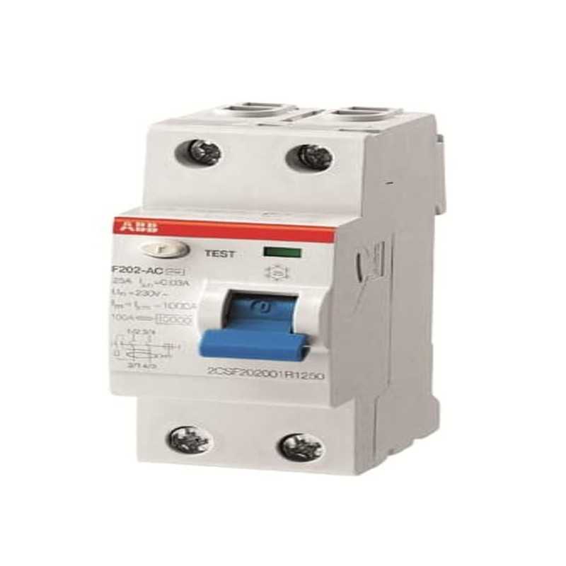 Interruptor diferencial 2Px25A 30mA, A-25/0.03 AP-R Inmuniza — ABB
