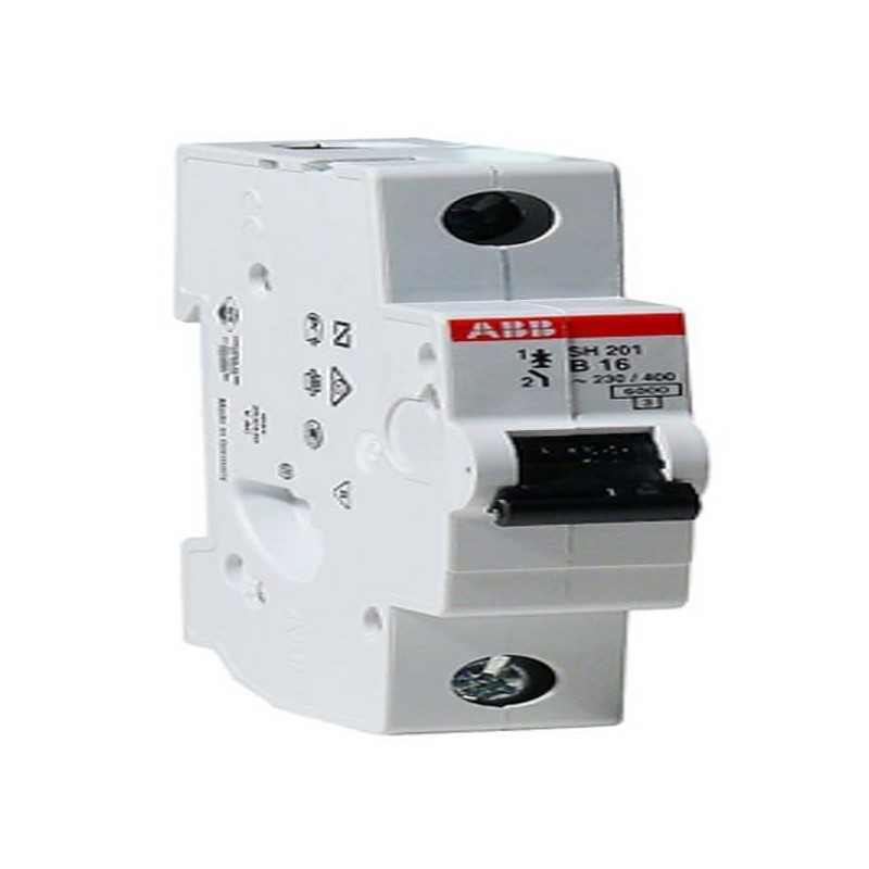 Interruptor Domic. 1Px10A 6KA curva C, SH201-C10, IEC 60898 — ABB