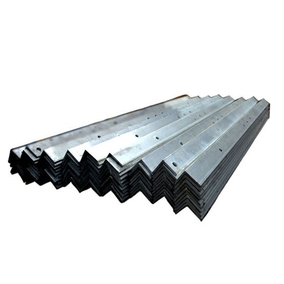Cruceta Tipo L Fierro Galvanizado 80X80X8mmX2 Media Tensión
