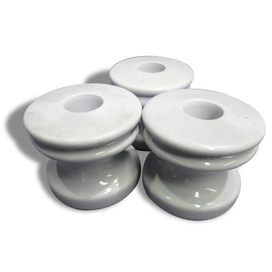 Aislador Porcelana Carrete 51X46MM