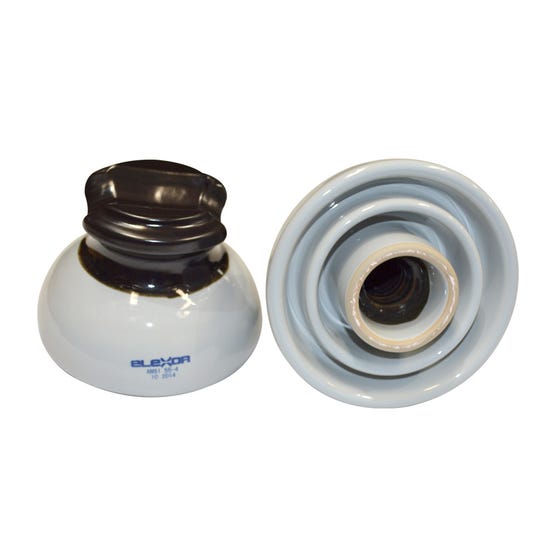 Aislador Porcelana Espiga 12KV Ansi 55-4 Elexor
